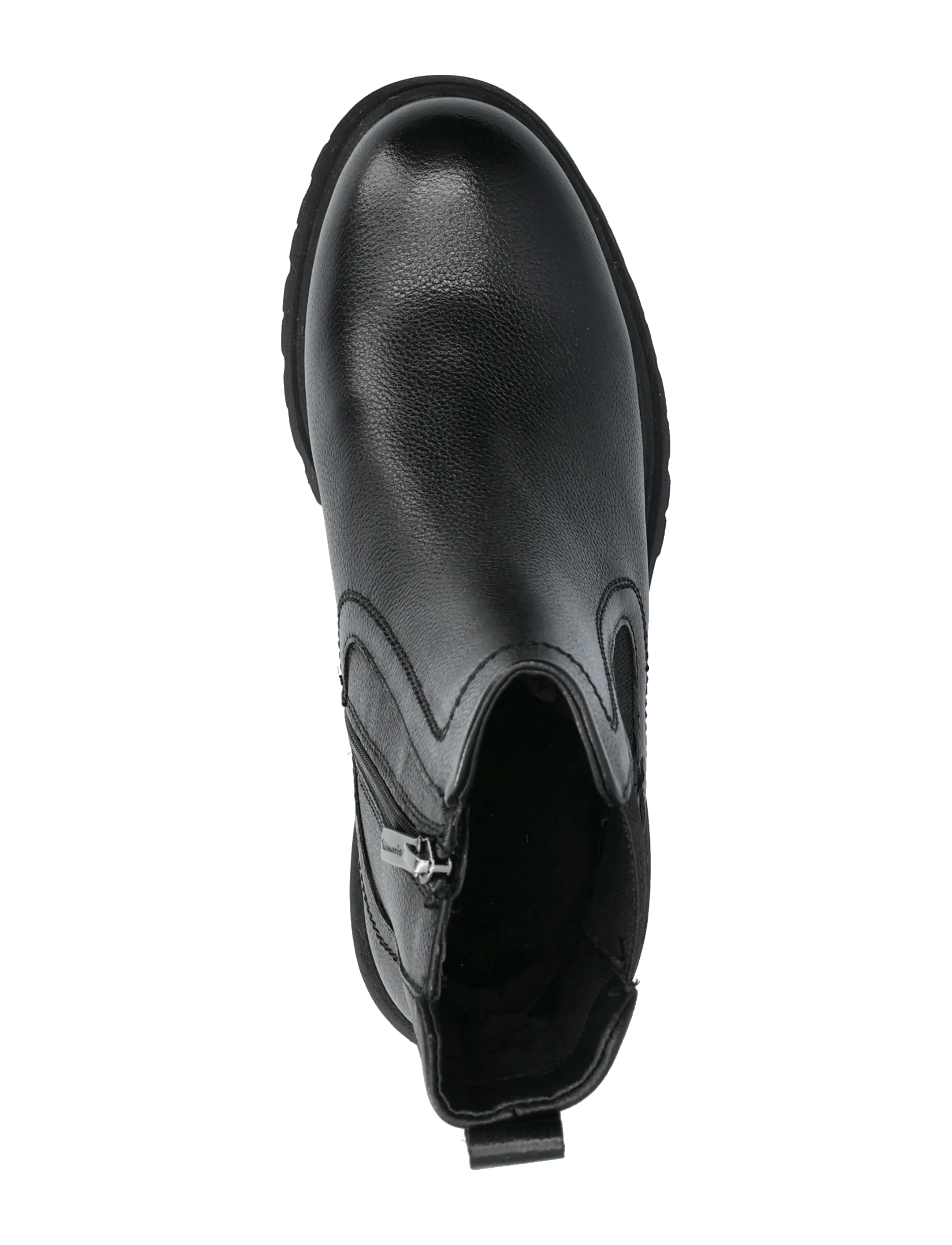 Tamaris - Women Boots - flatbotna ökklastígvél - black - 3