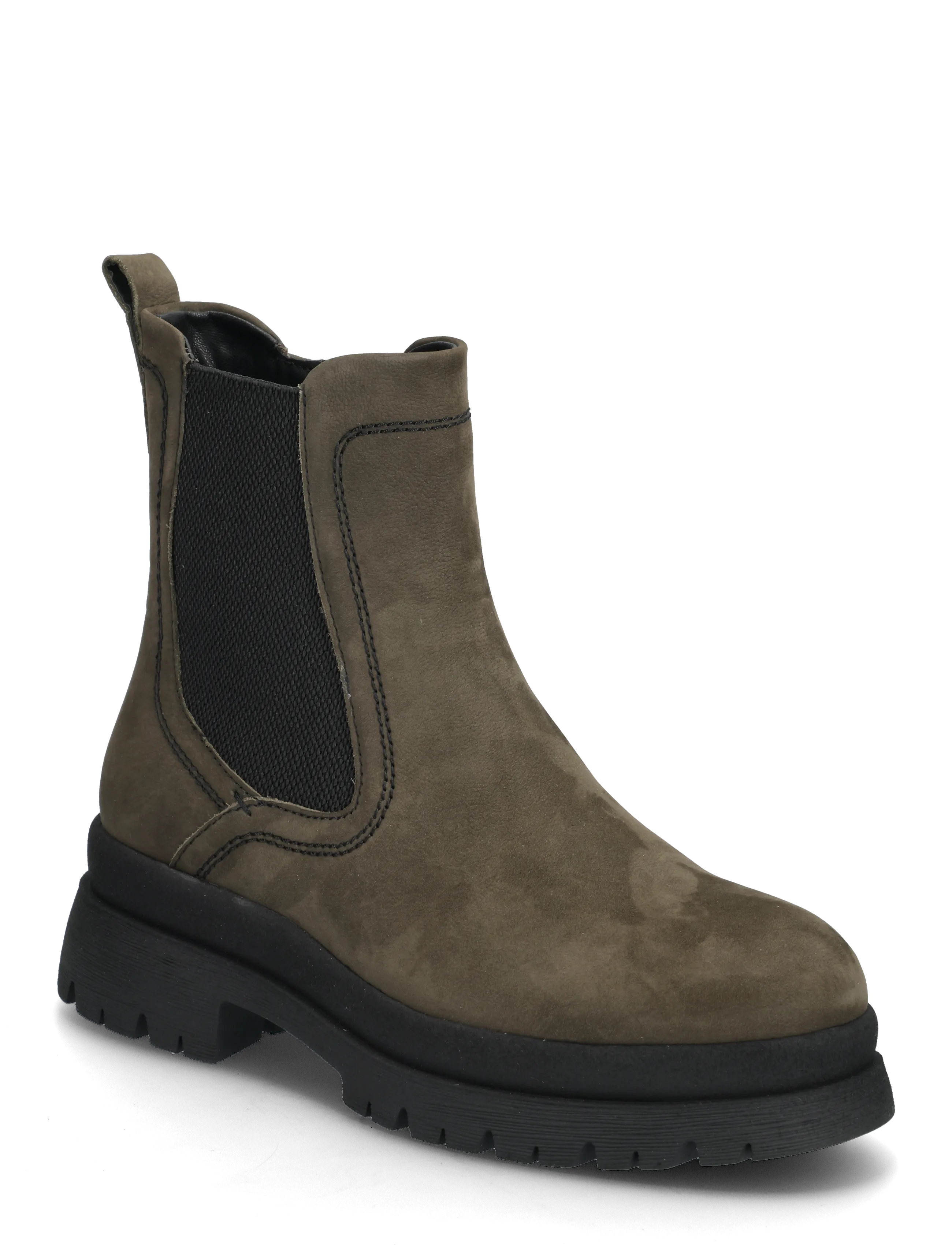 Tamaris Women Boots, 37, Ankle Khakigrün - Boots Flat Heel, Frauen