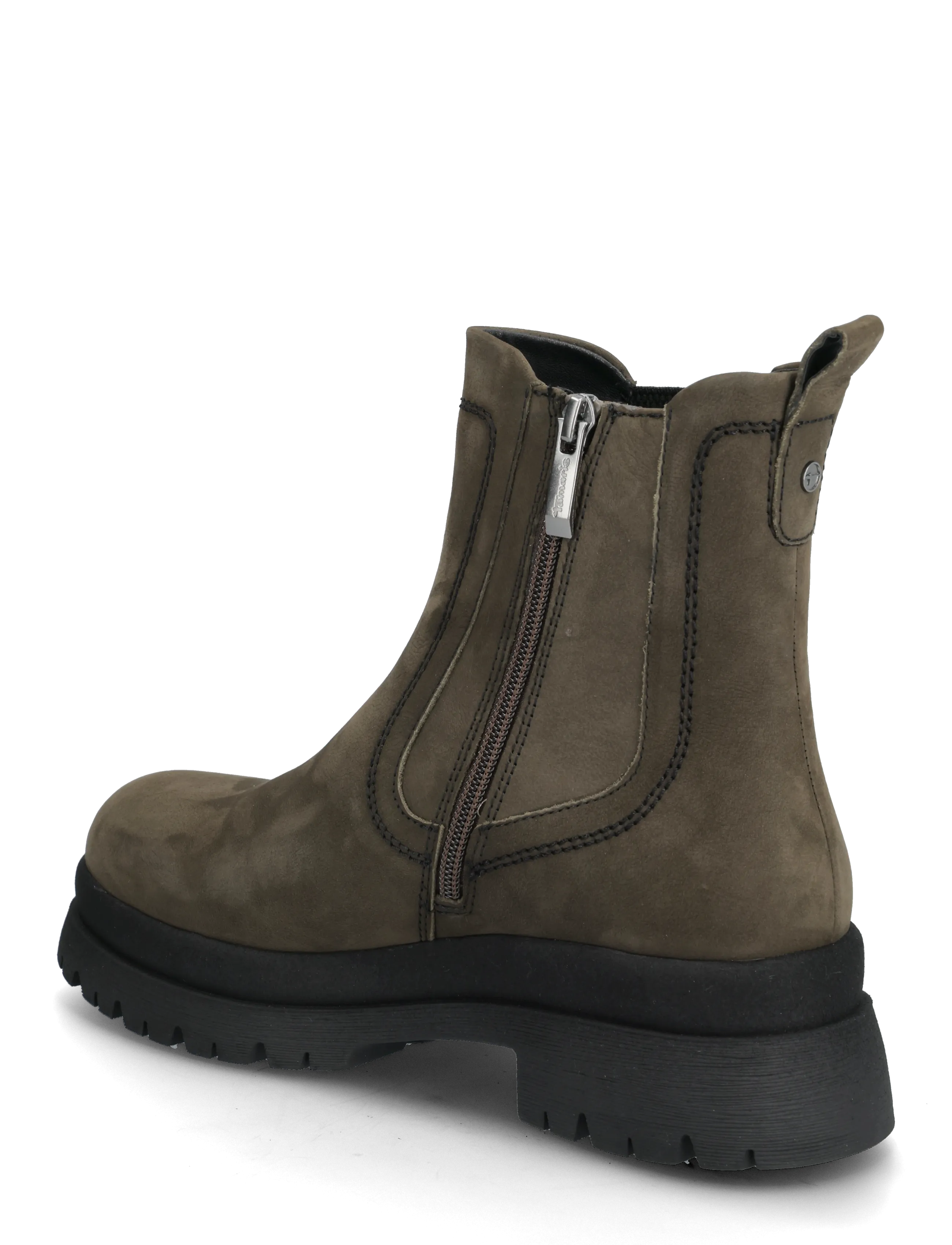 Tamaris - Women Boots - flade ankelstøvler - olive - 2