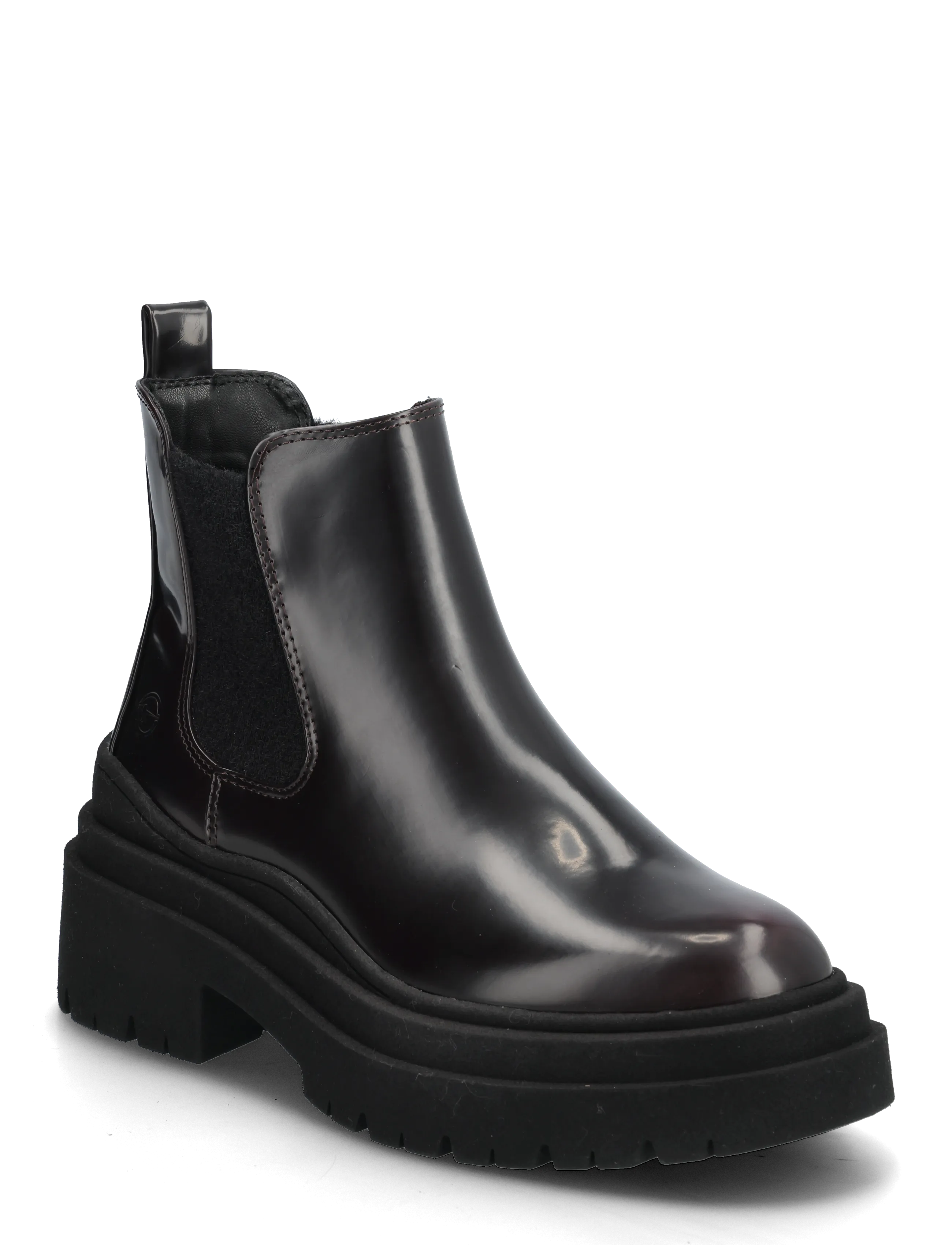 Tamaris Women Boots - Transitional Layering - MERLOT / black
