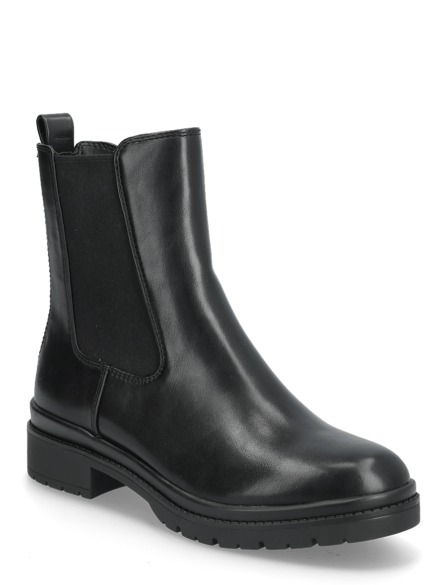 Tamaris - Women Boots - platte enkellaarsjes - black glam - 0