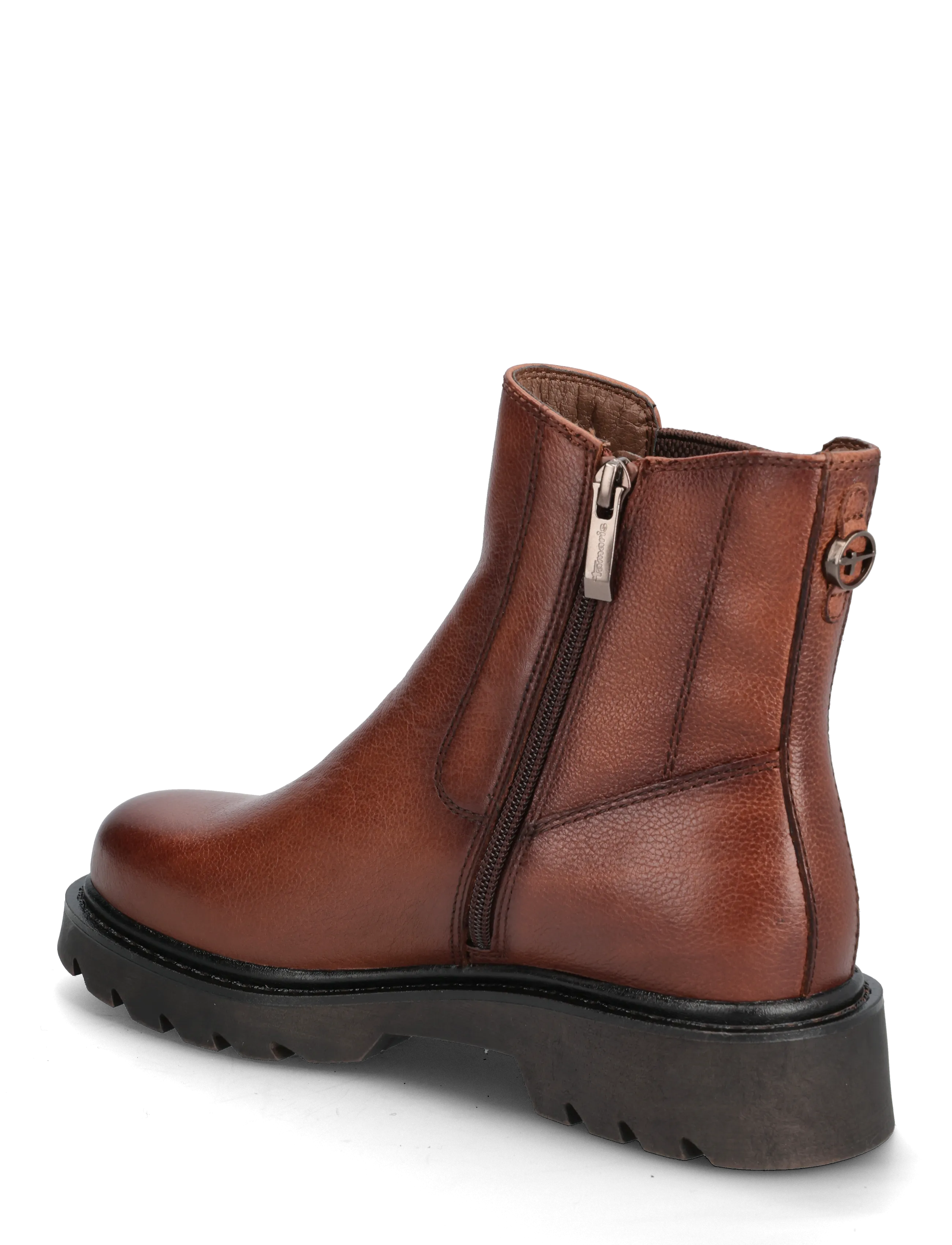 Tamaris - Women Boots - platta ankelboots - cognac - 2