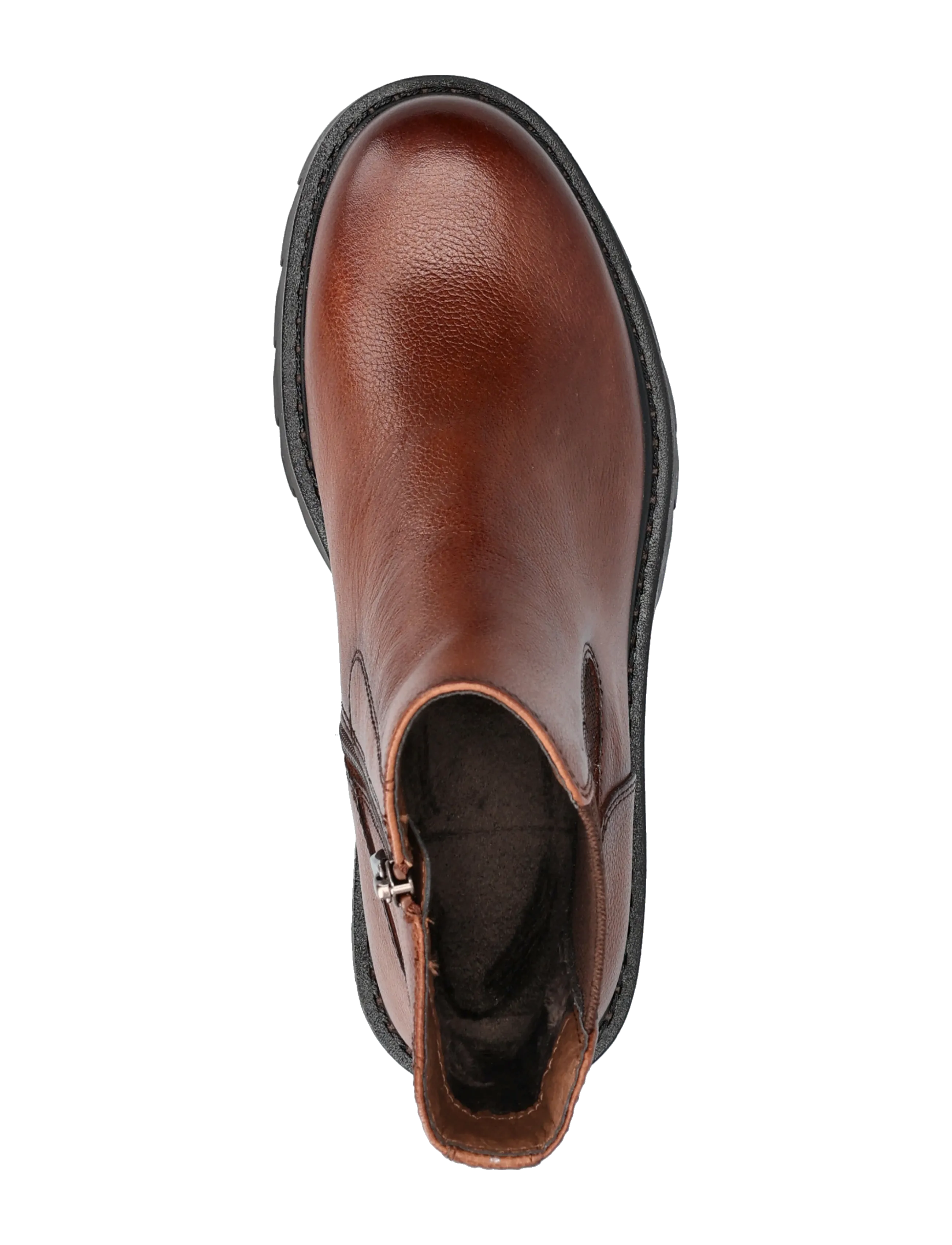 Tamaris - Women Boots - platta ankelboots - cognac - 3