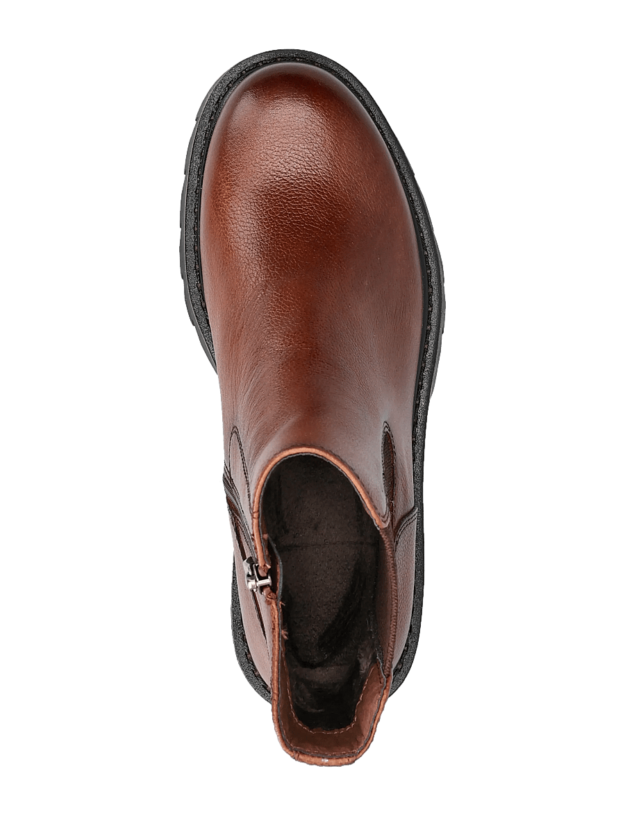 Tamaris - Women Boots - madalad poolsaapad - cognac - 3