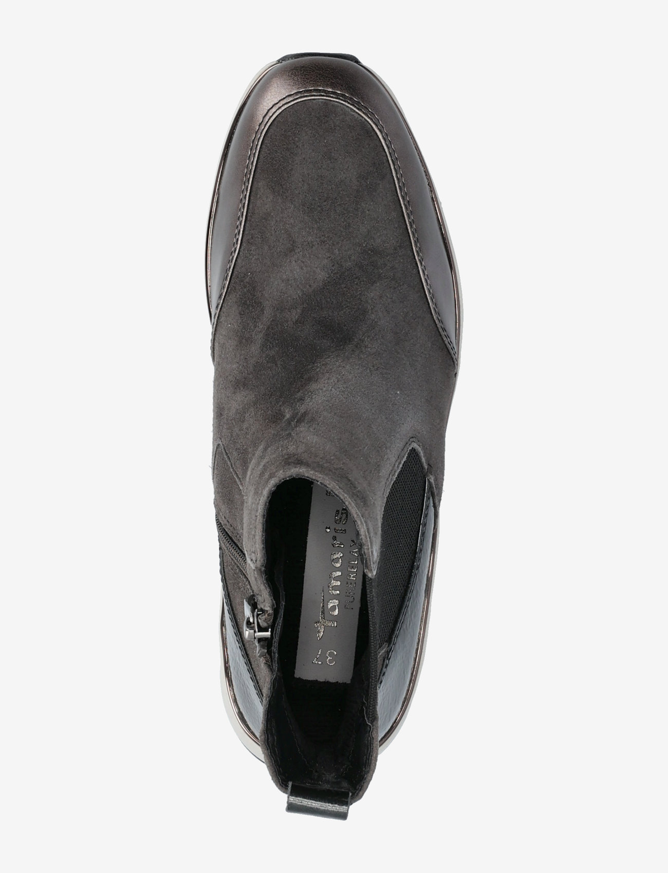 Tamaris - Women Boots - madalad poolsaapad - grey comb - 3