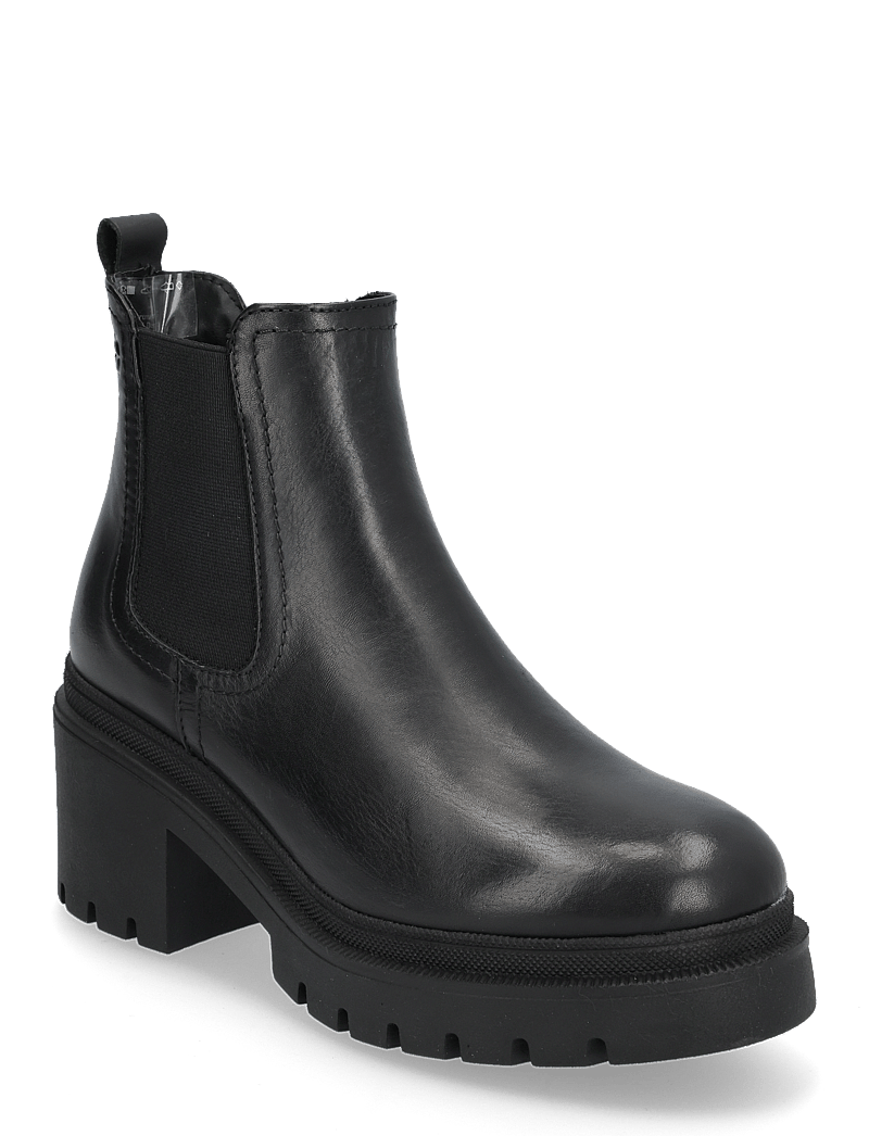 Tamaris - Women Boots - støvletter - black leather - 0