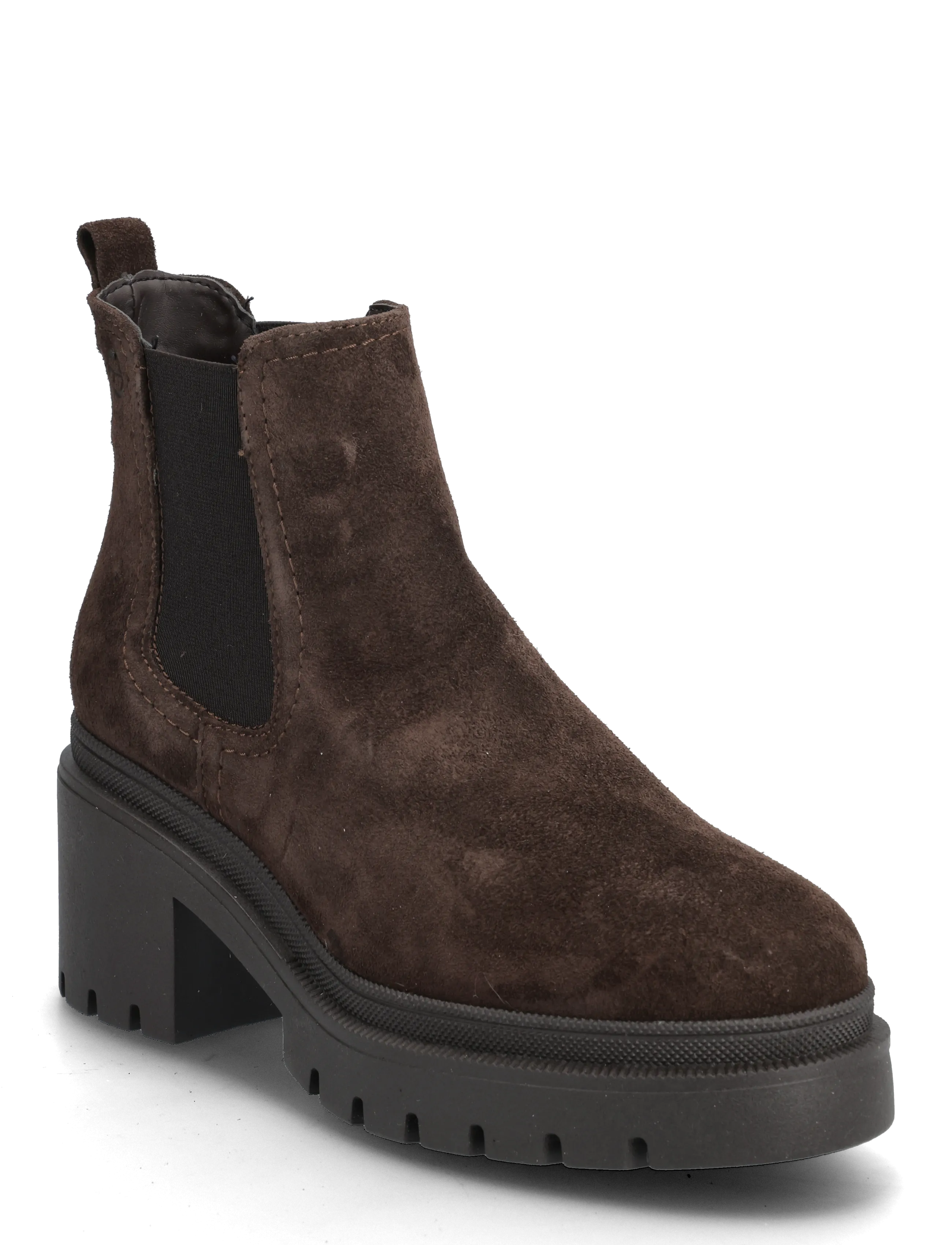 Tamaris Women Boots - Stiefeletten mit Absatz - MOCCA SUEDE / brown