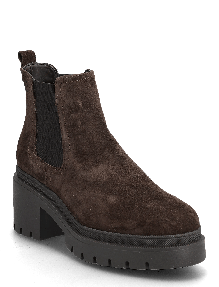 Tamaris - Women Boots - aukštakulniai aulinukai iki kulkšnių - mocca suede - 0