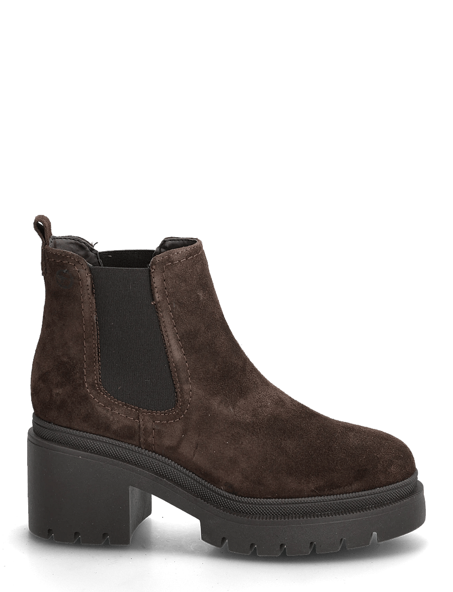 Tamaris - Women Boots - aukštakulniai aulinukai iki kulkšnių - mocca suede - 1