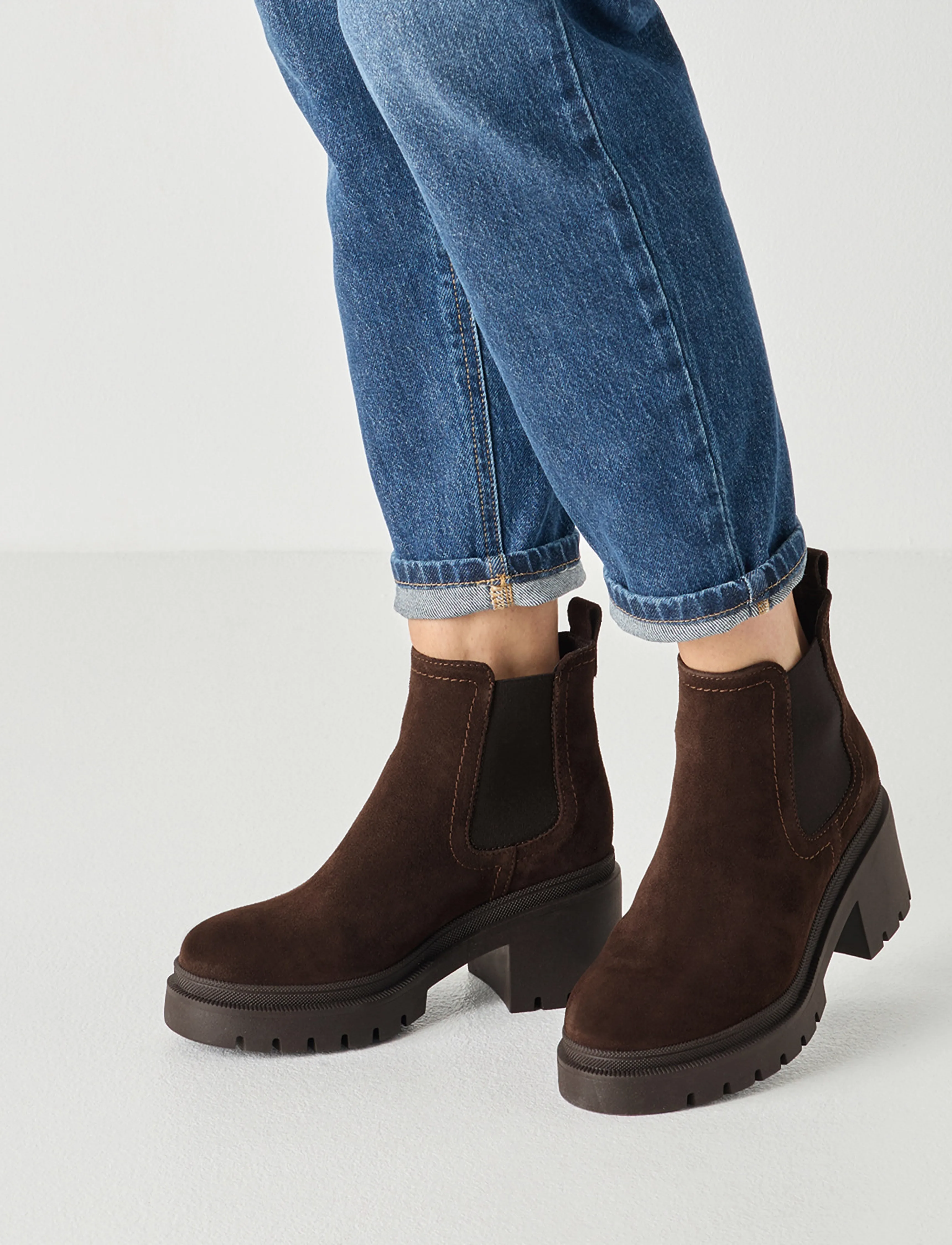 Tamaris - Women Boots - hohe absätze - mocca suede - 5