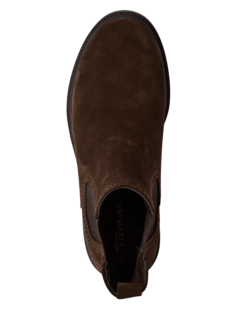 Tamaris - Women Boots - støvletter - mocca suede - 5