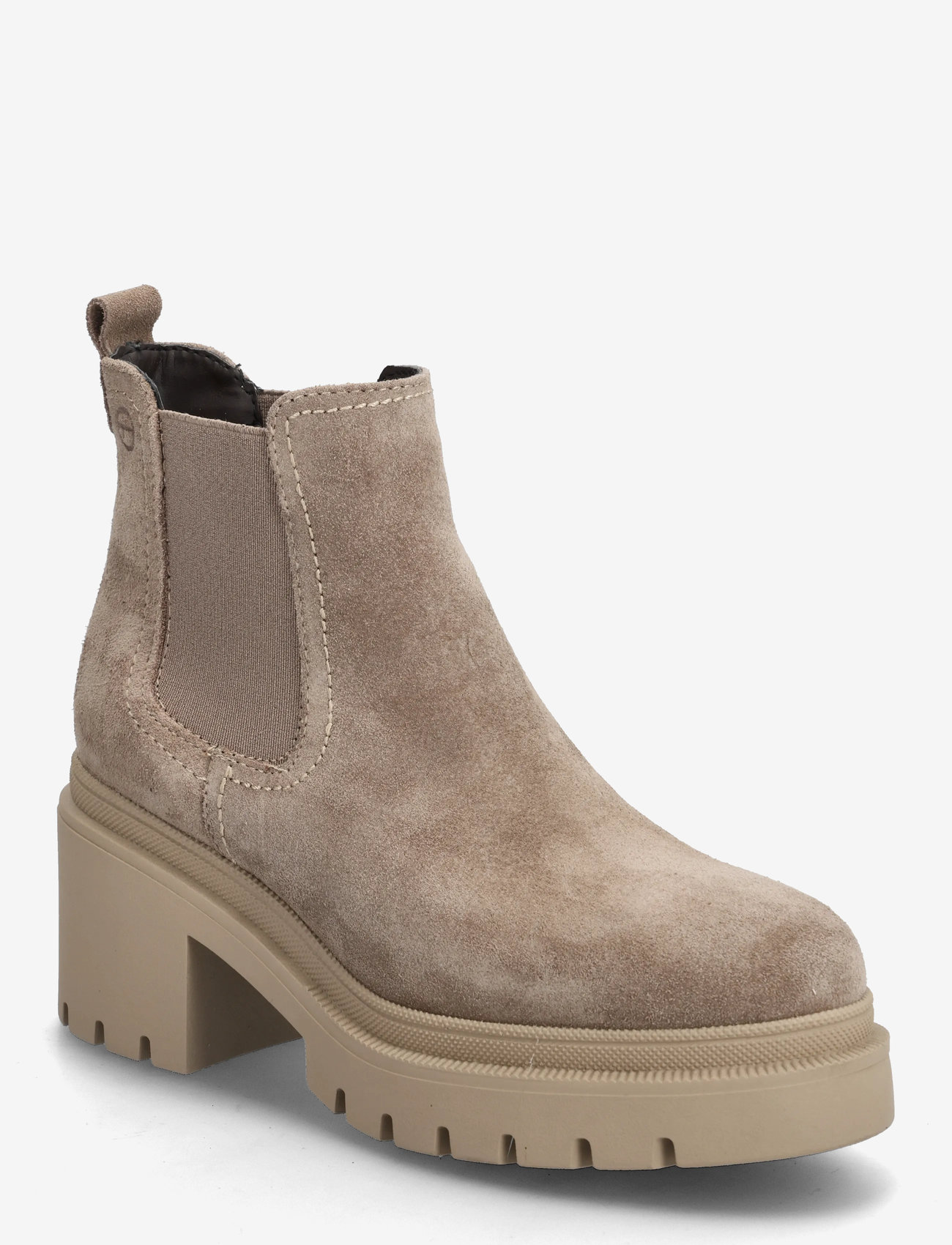 Tamaris - Women Boots - stövletter - taupe suede - 0