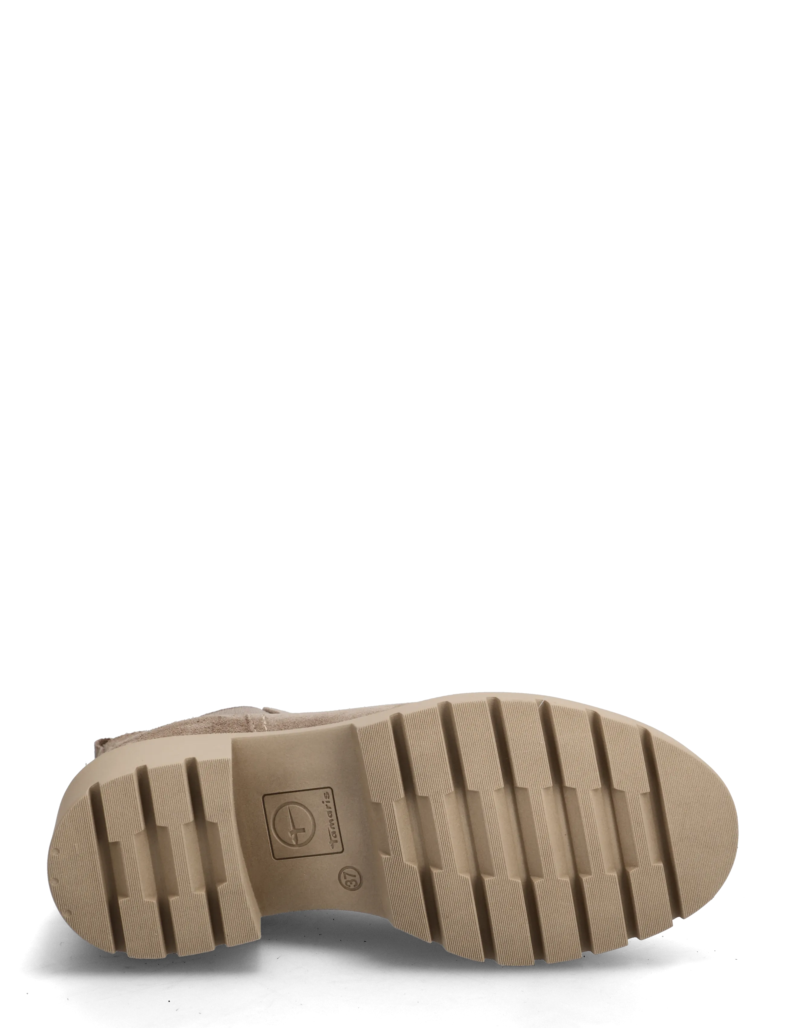 Tamaris - Women Boots - kontsaga poolsaapad - taupe suede - 4