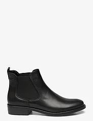 Tamaris - Women Boots - platte enkellaarsjes - black leather - 1