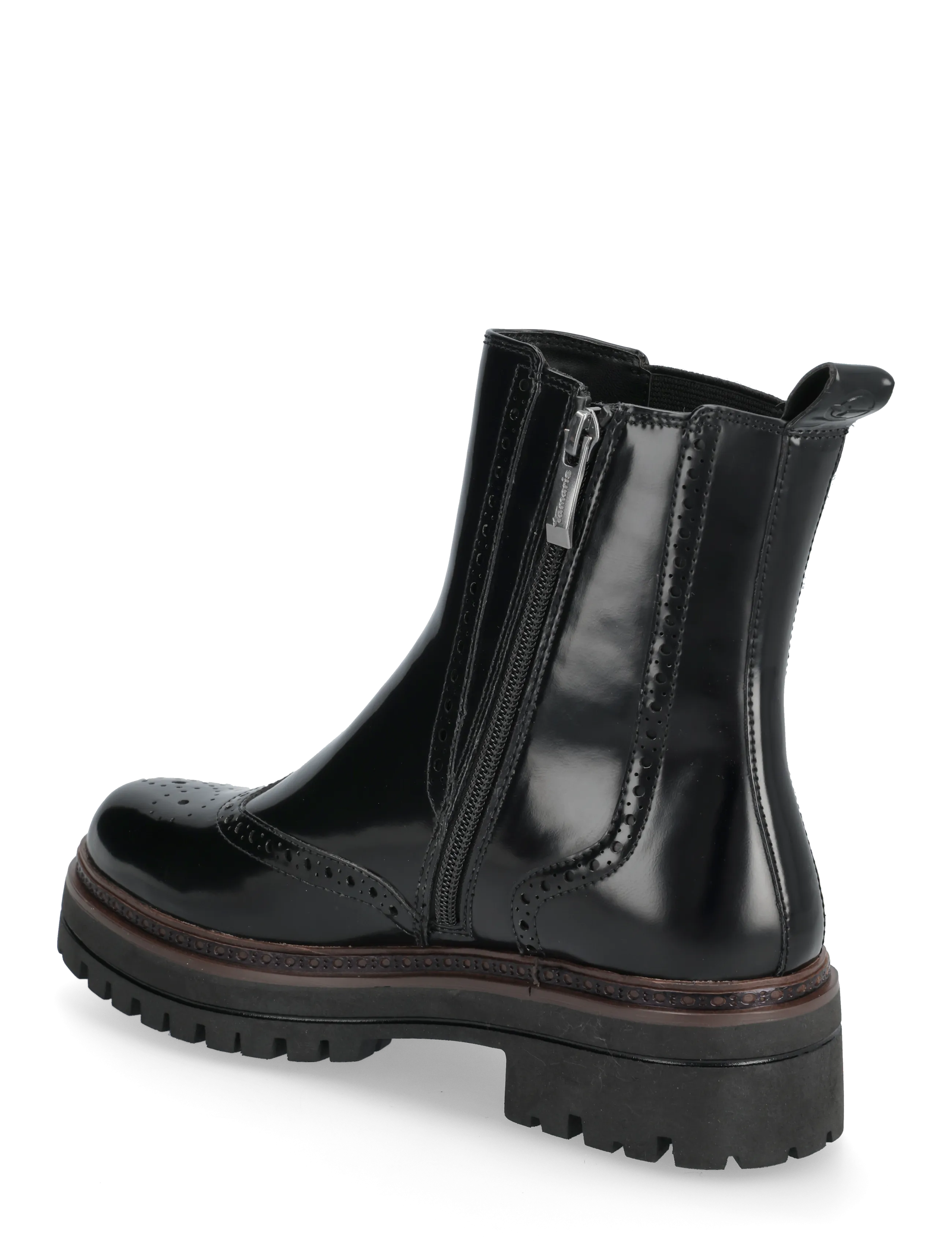 Tamaris - Women Boots - tasapohjaiset nilkkurit - black - 2