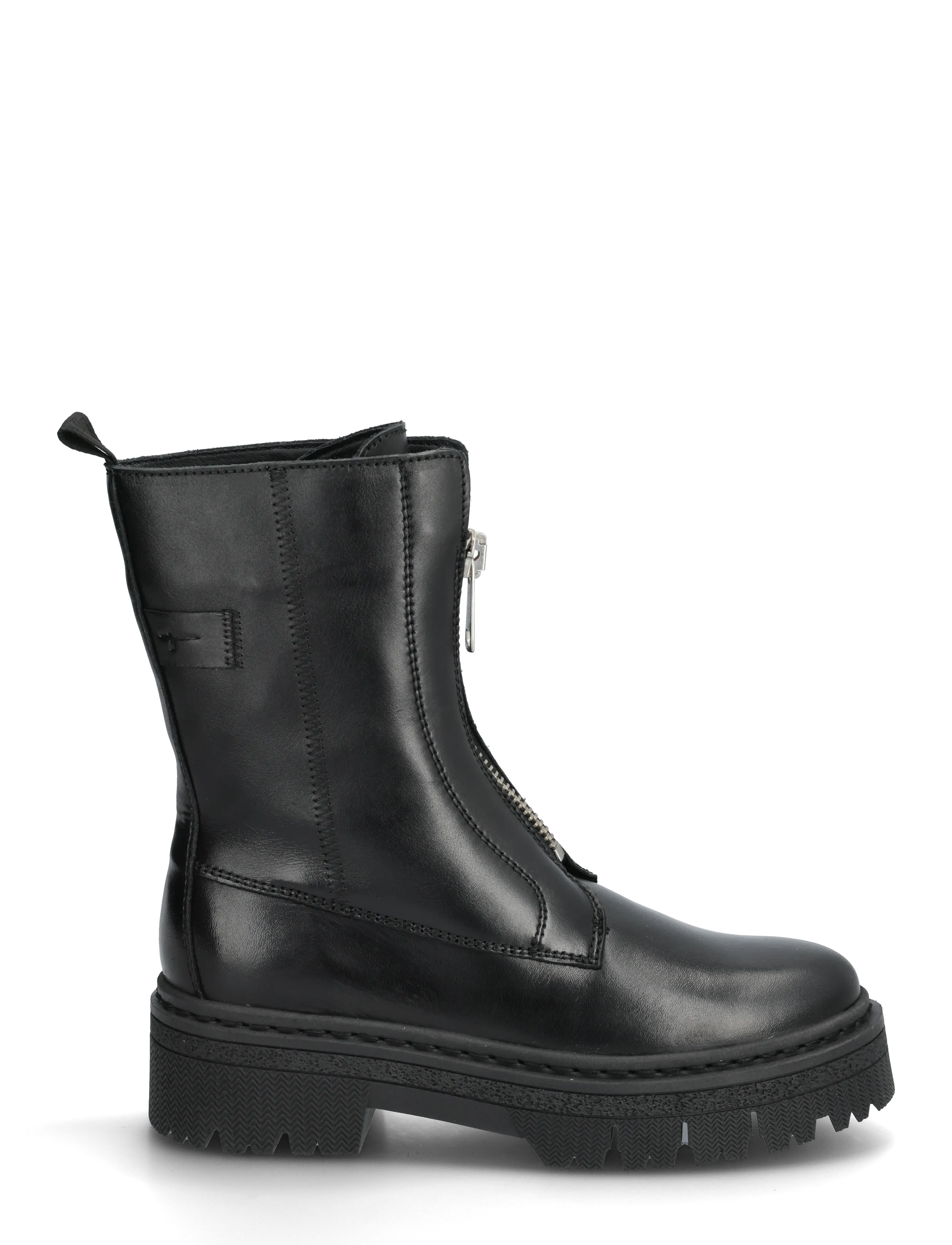 Tamaris - Women Boots - poolsaapad - black leather - 1