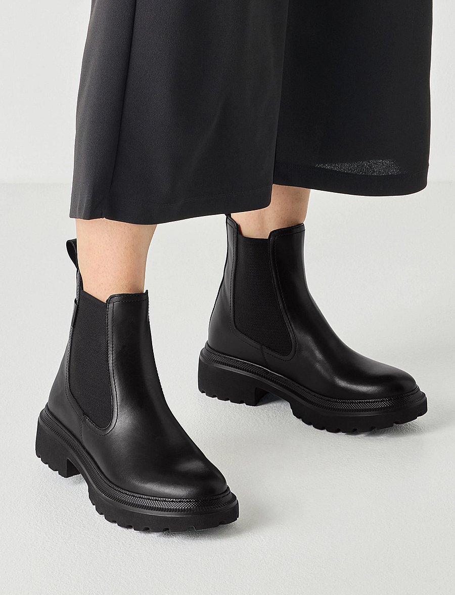 Tamaris - Women Boots - chelsea boots - black leather - 5