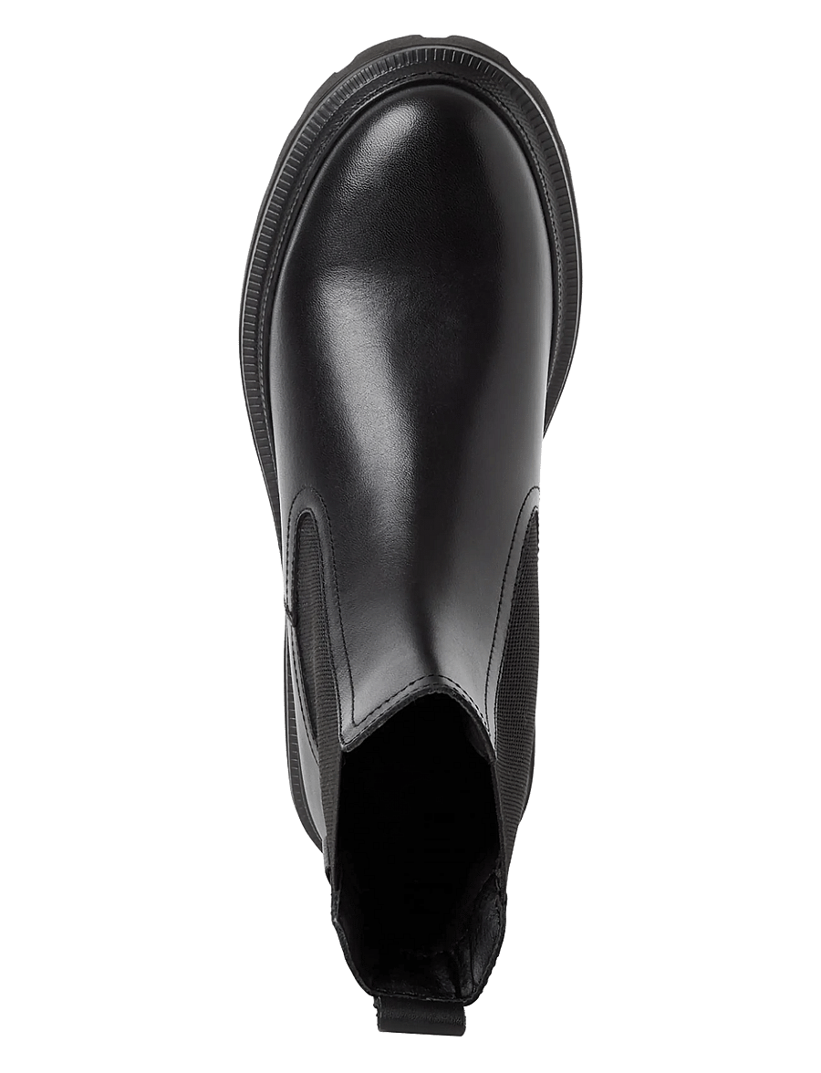 Tamaris - Women Boots - chelsea boots - black leather - 4