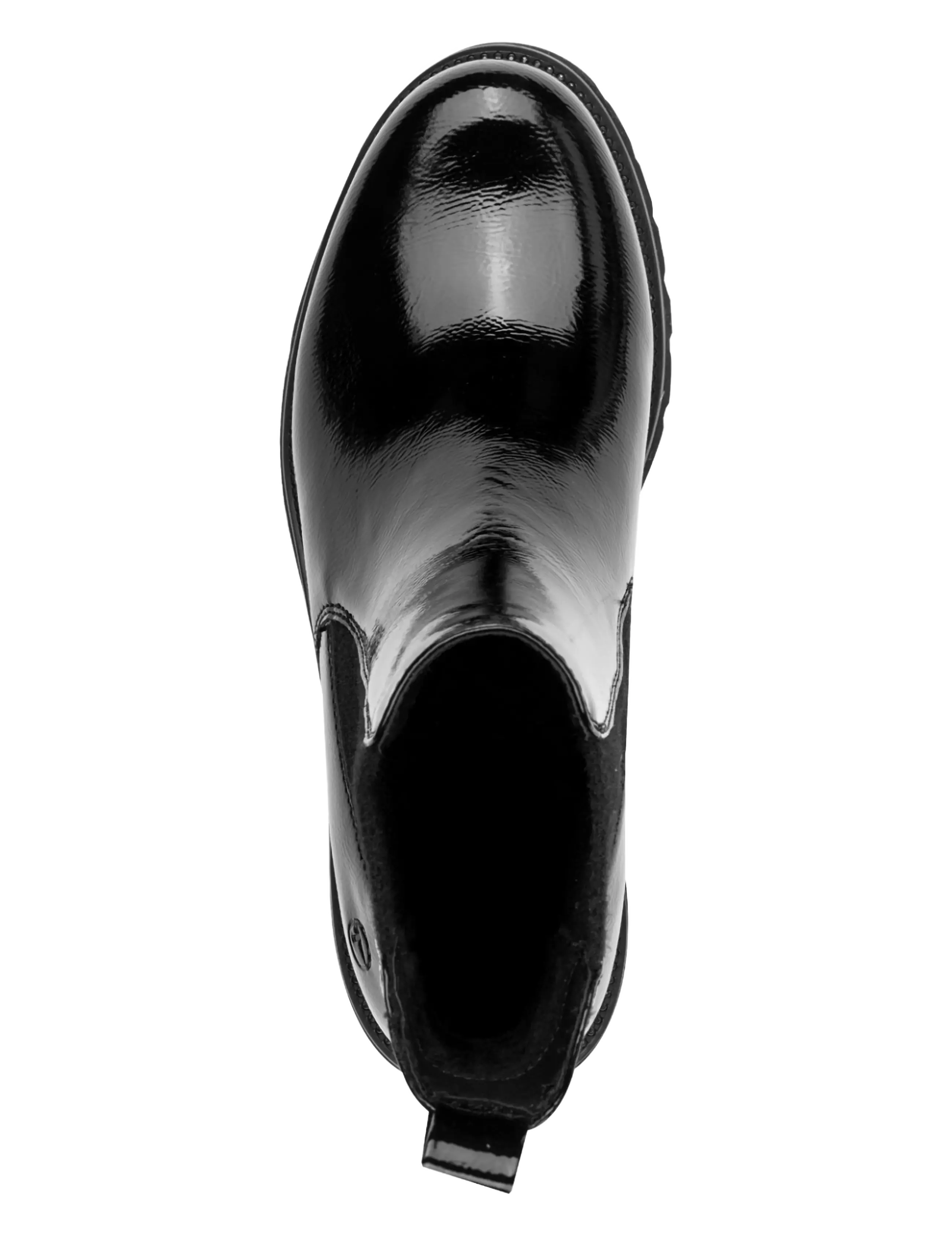 Tamaris - Women Boots - platta ankelboots - black patent - 5