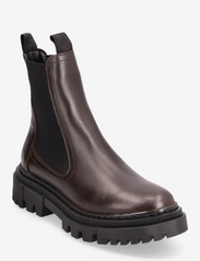 Tamaris - Women Boots - lygiapadžiai aulinukai iki kulkšnių - dark brown - 0