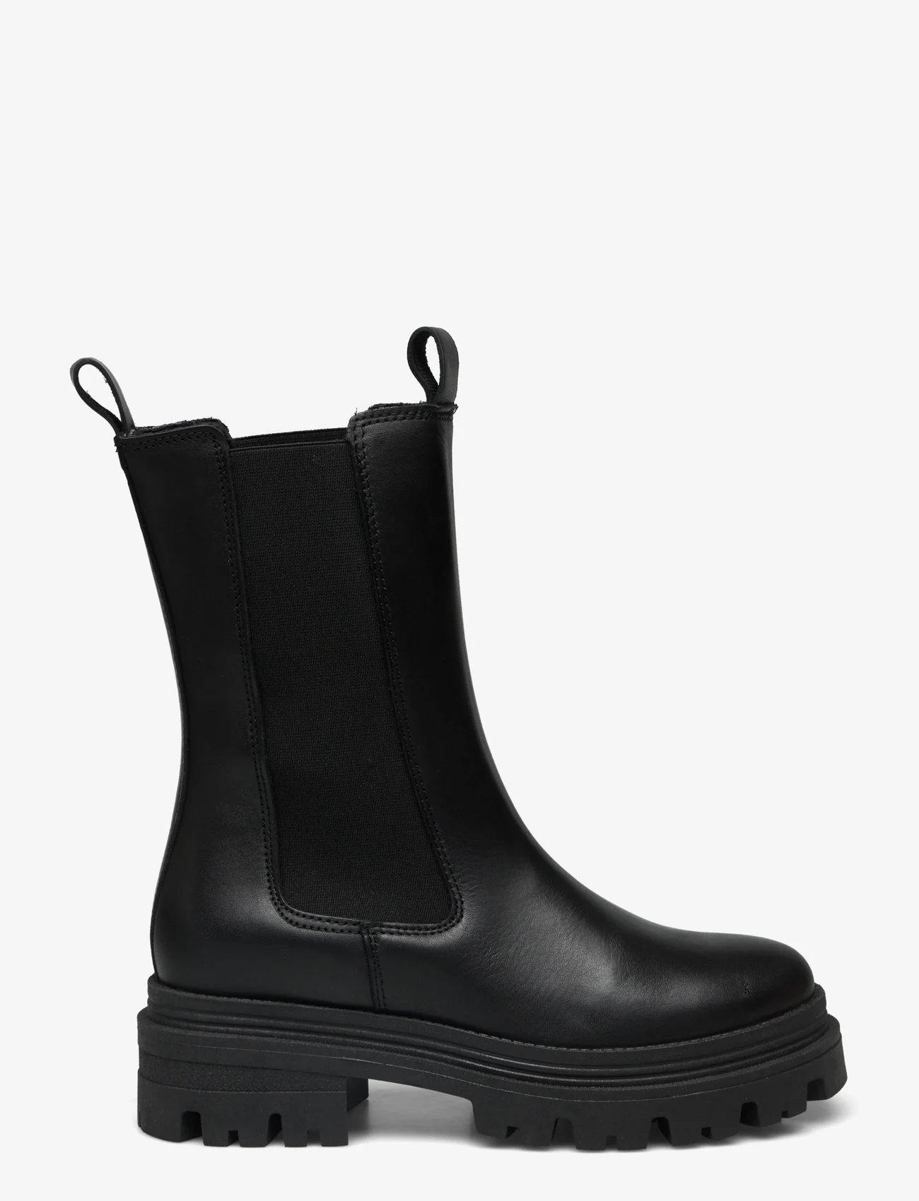 Tamaris - Women Boots - flate ankelstøvletter - black leather - 1