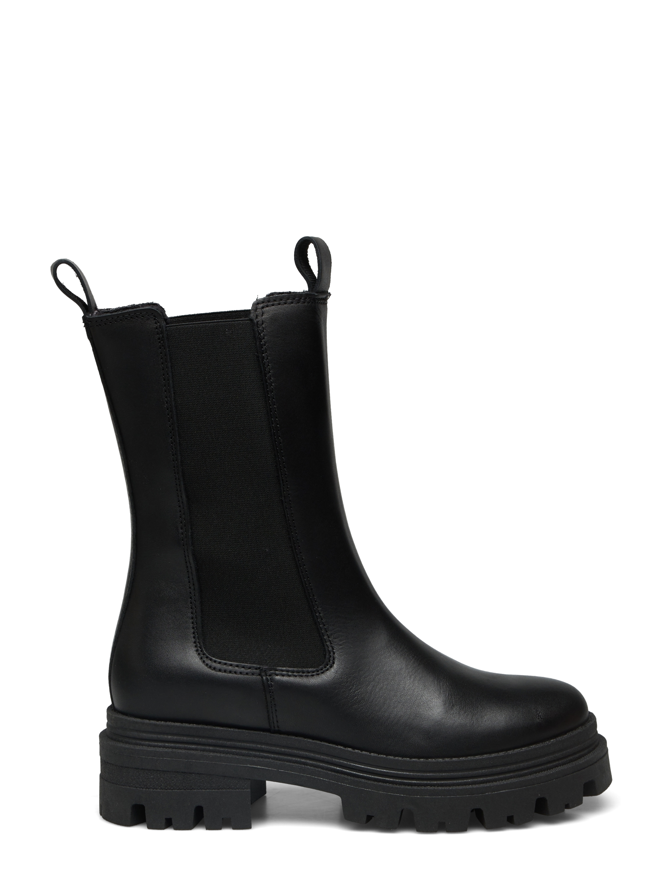 Tamaris - Women Boots - flat ankle boots - black leather - 1