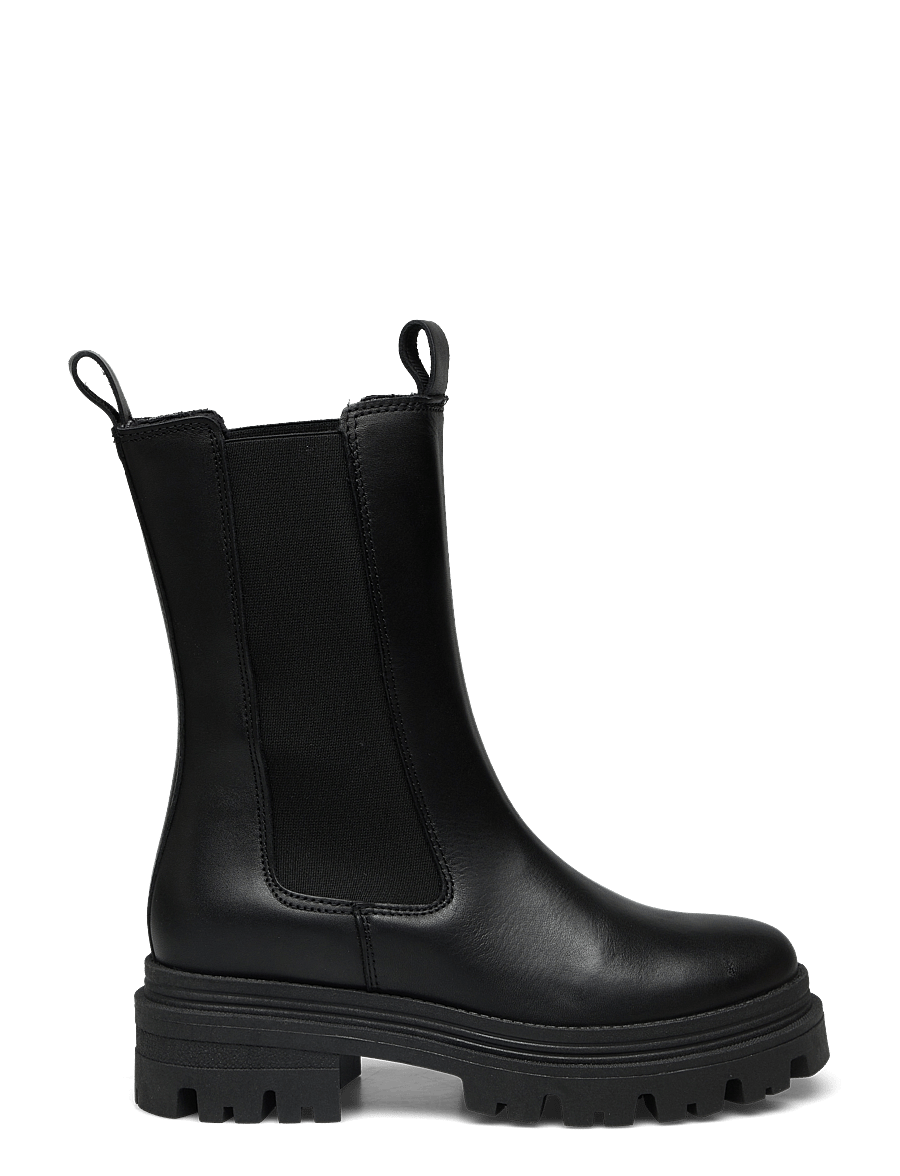 Tamaris - Women Boots - madalad poolsaapad - black leather - 1