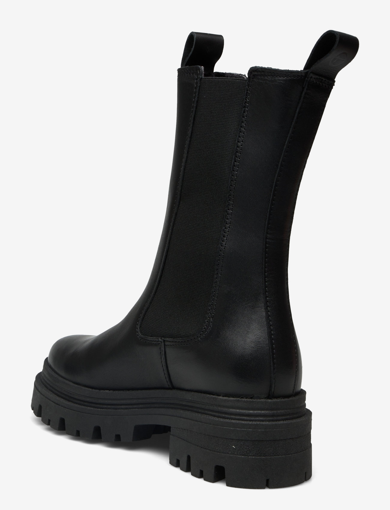 Tamaris - Women Boots - flat ankle boots - black leather - 2