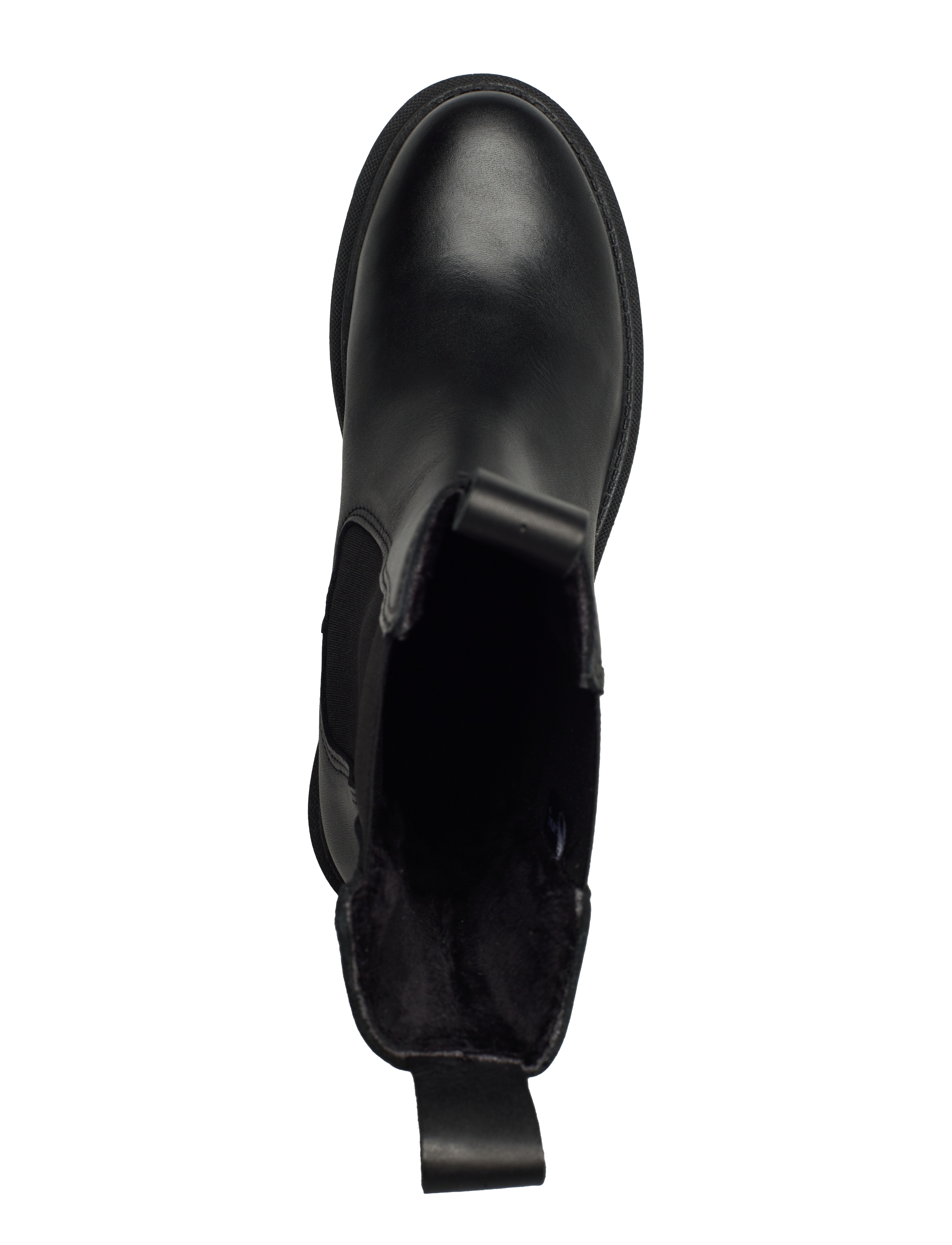 Tamaris - Women Boots - flat ankle boots - black leather - 3