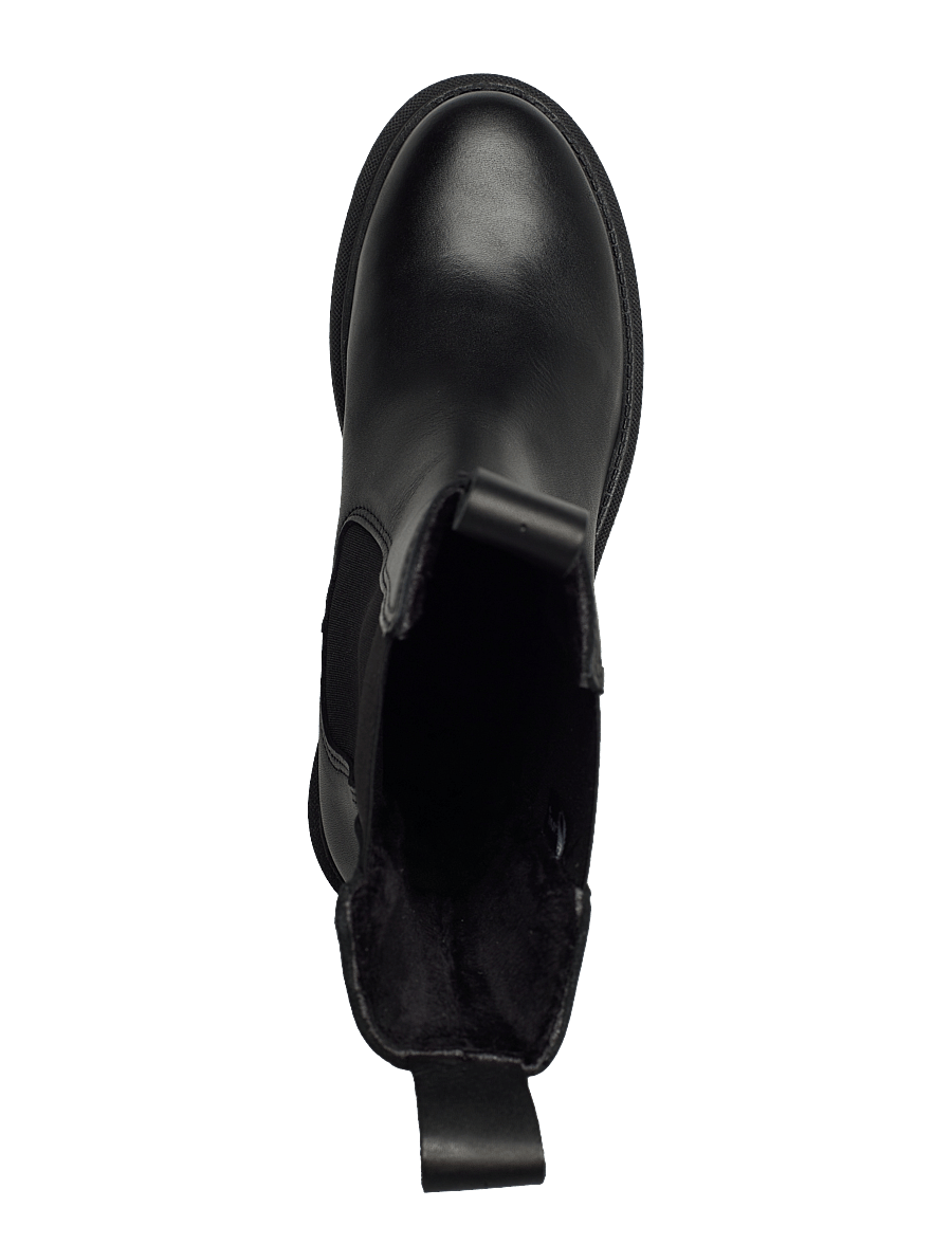 Tamaris - Women Boots - madalad poolsaapad - black leather - 3