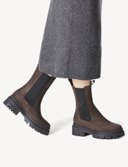 Tamaris - Women Boots - lygiapadžiai aulinukai iki kulkšnių - chocolate - 4