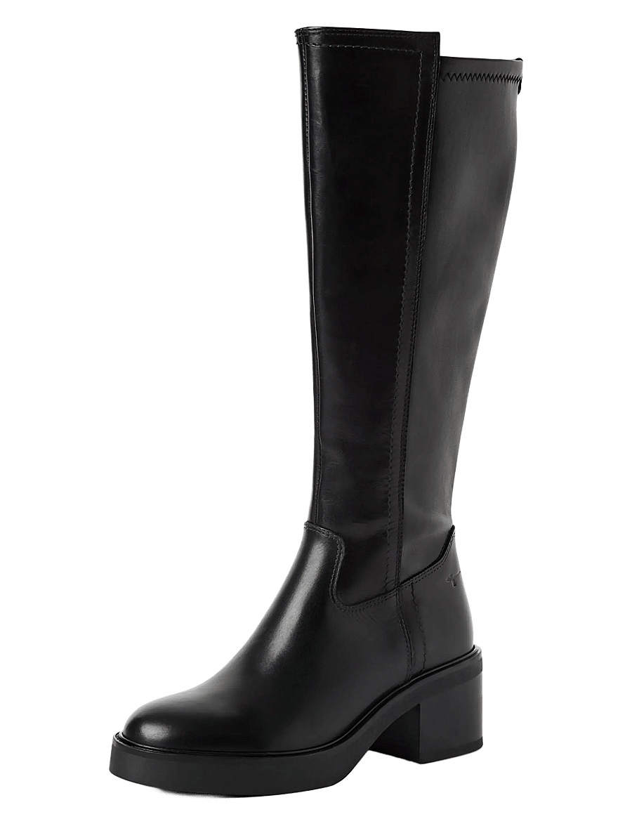 Tamaris - Women Boots - kniehohe stiefel - black leather - 0