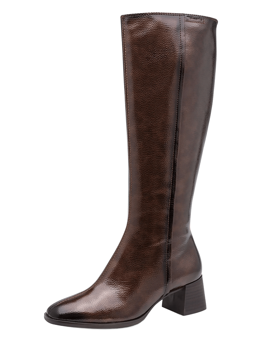 Tamaris - Women Boots - brown patent - 0