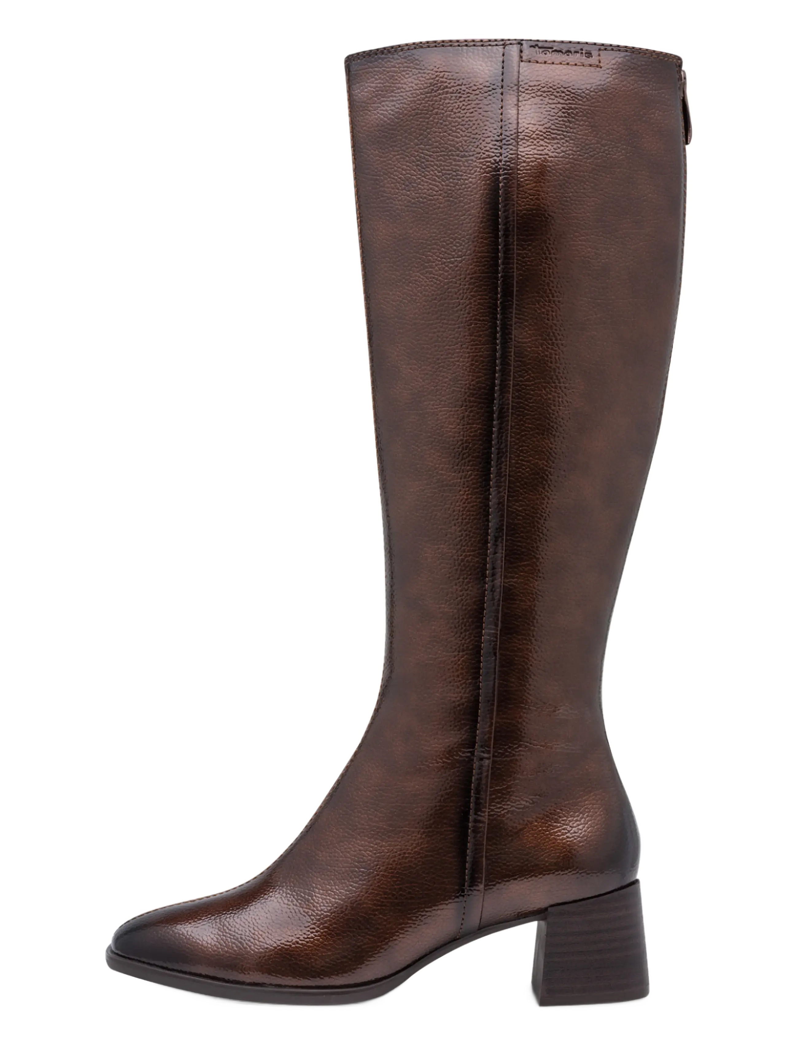 Tamaris - Women Boots - brown patent - 1