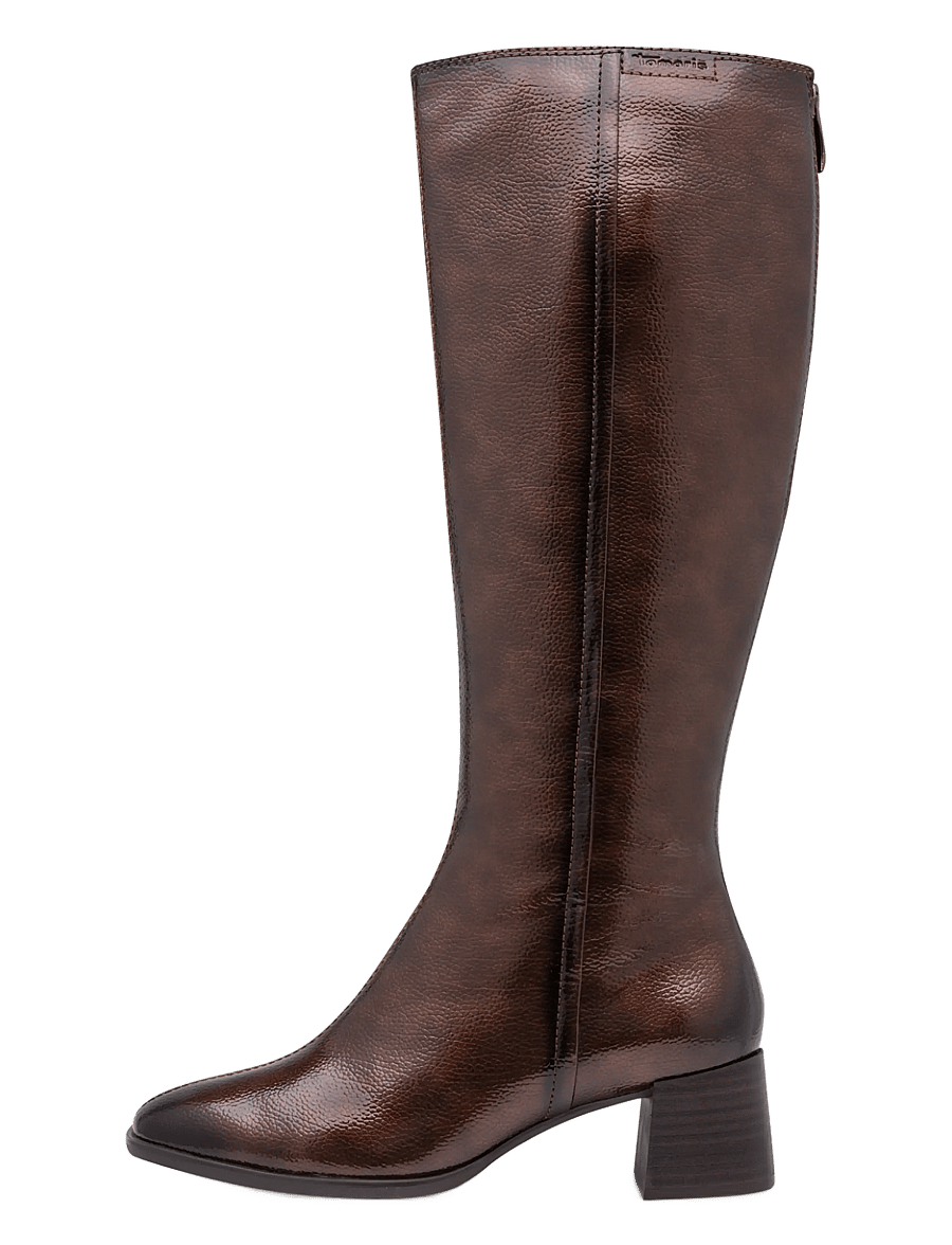 Tamaris - Women Boots - brown patent - 1