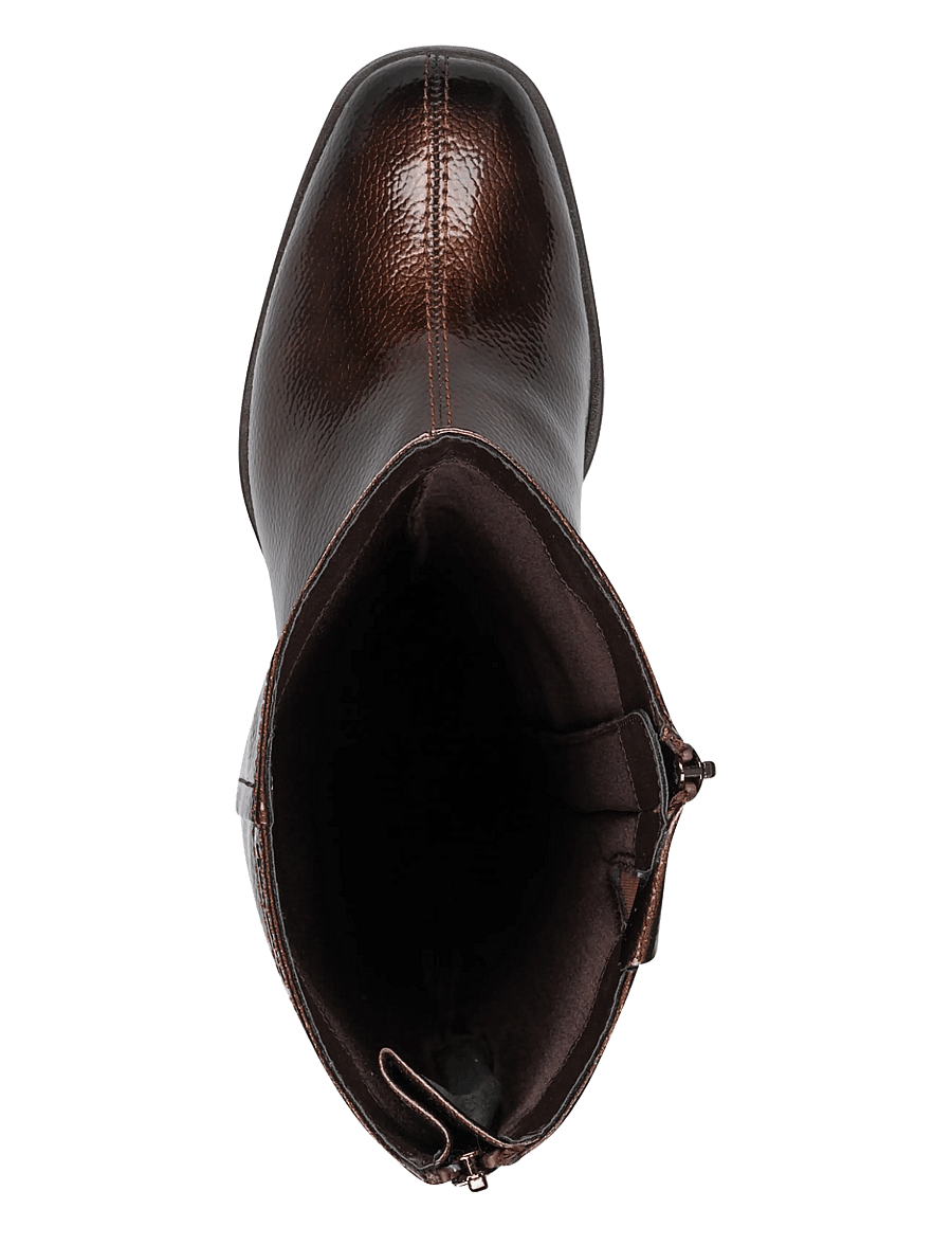 Tamaris - Women Boots - brown patent - 4