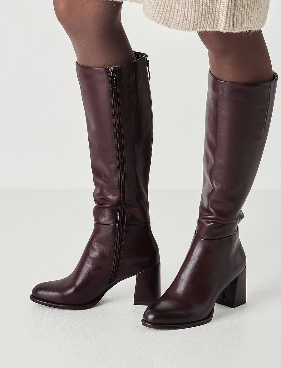 Tamaris - Women Boots - kniehohe stiefel - burgundy - 5