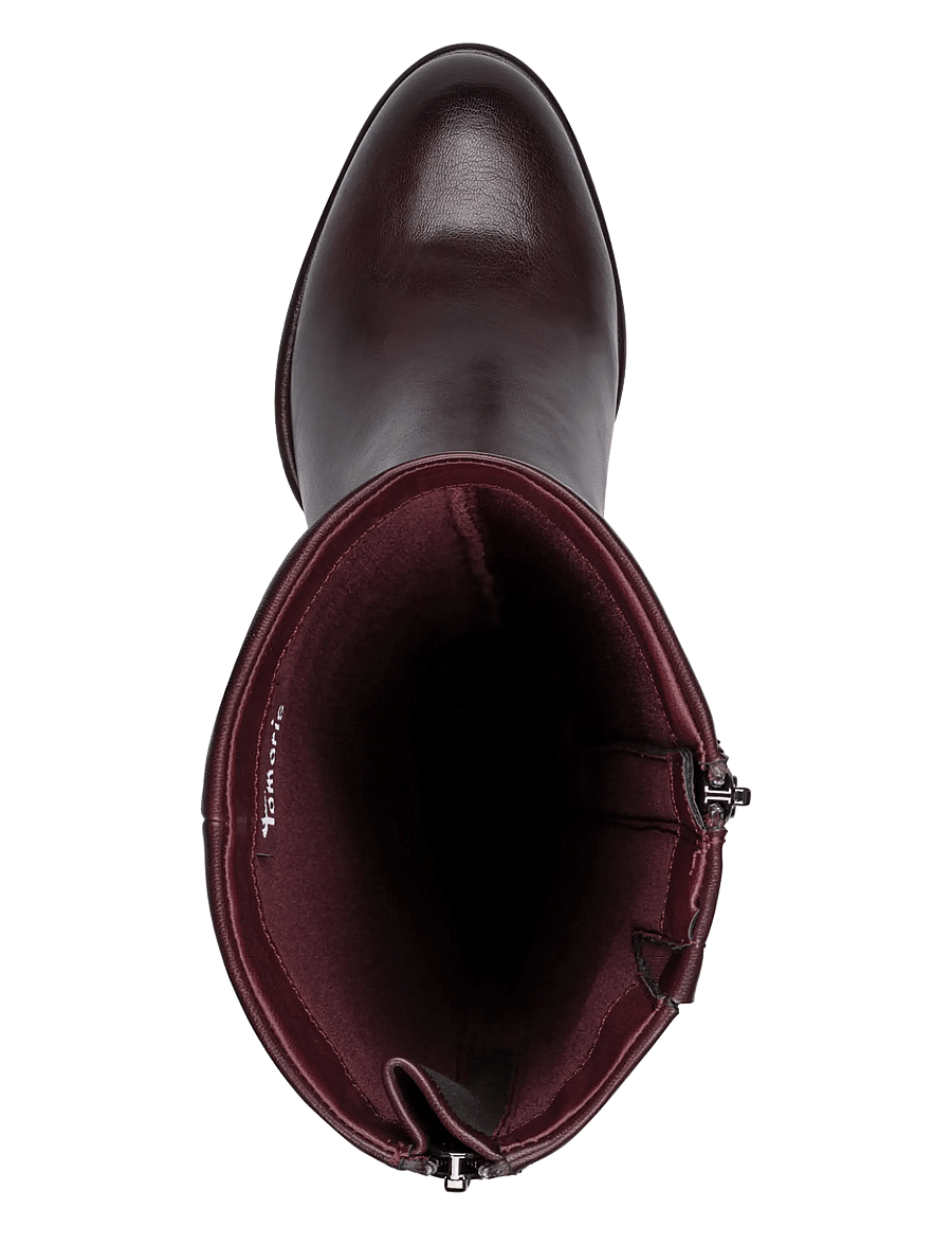 Tamaris - Women Boots - kniehohe stiefel - burgundy - 4
