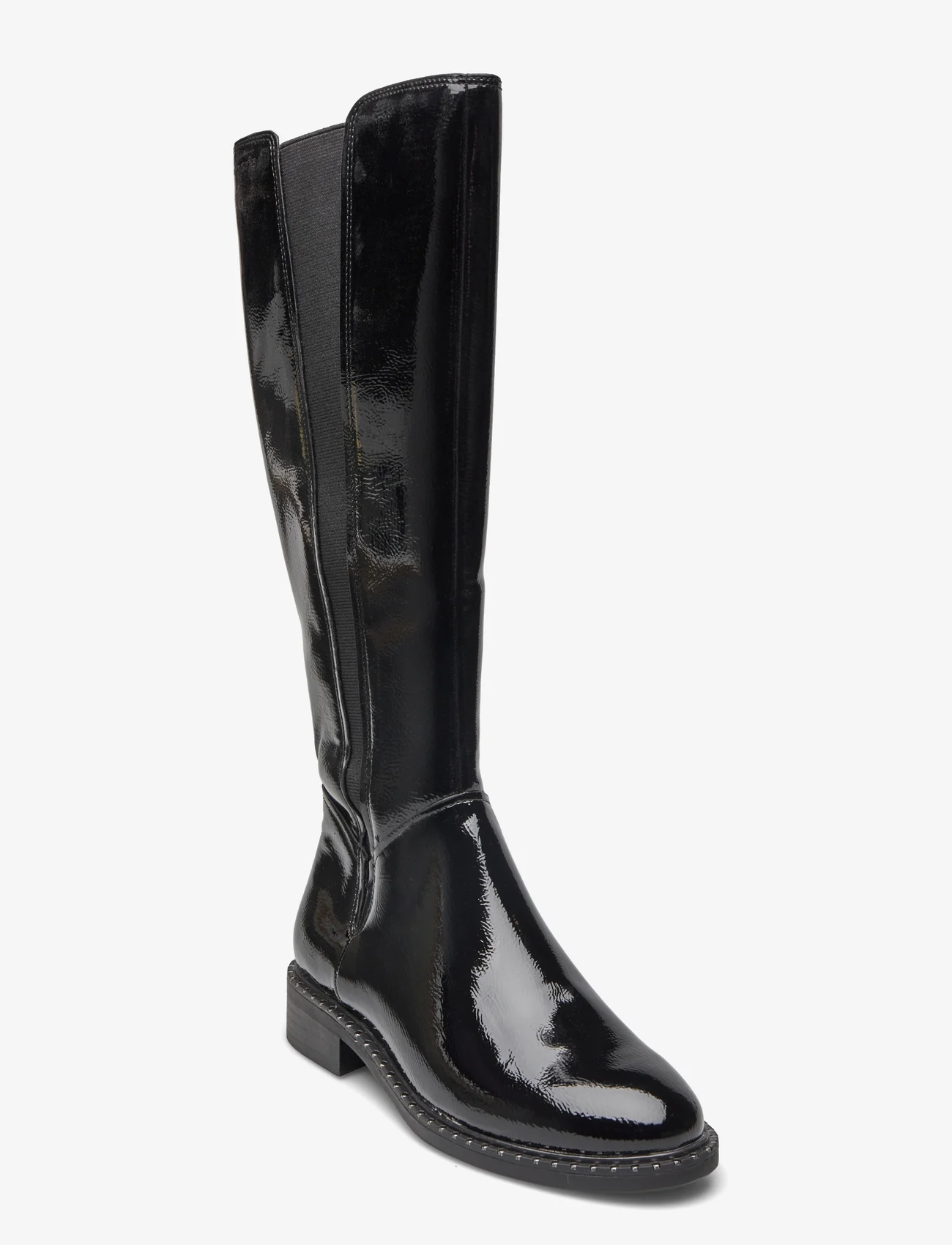 Tamaris - Women Boots - langskaftede støvler - black patent - 0