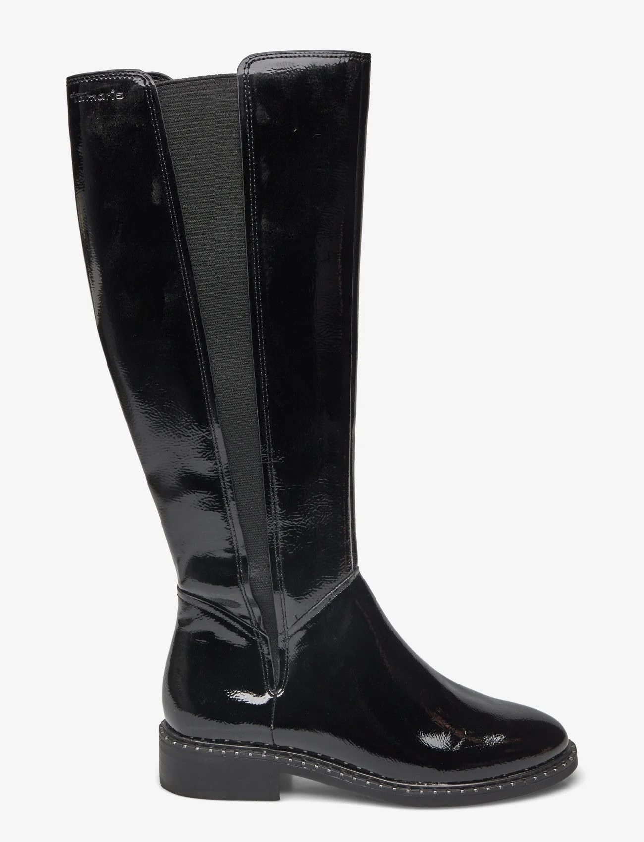 Tamaris - Women Boots - knee high boots - black patent - 1
