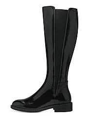 Tamaris - Women Boots - lange laarzen - black patent - 4