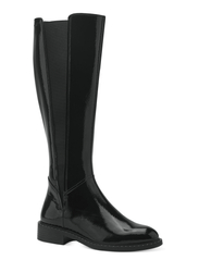 Tamaris - Women Boots - lange laarzen - black patent - 6