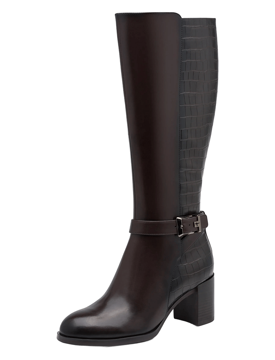 Tamaris - Women Boots - knee high boots - mocca - 0