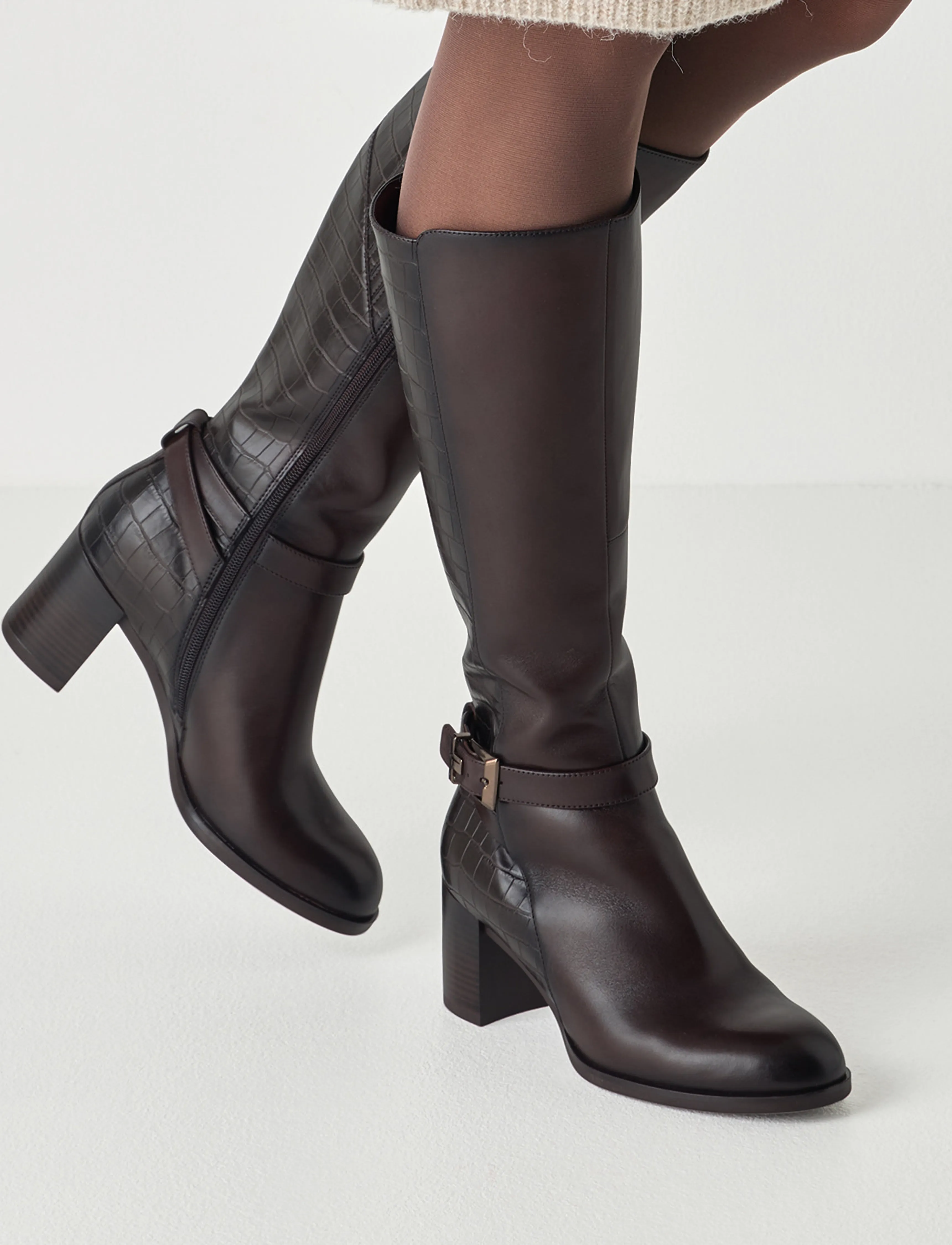 Tamaris - Women Boots - knee high boots - mocca - 5