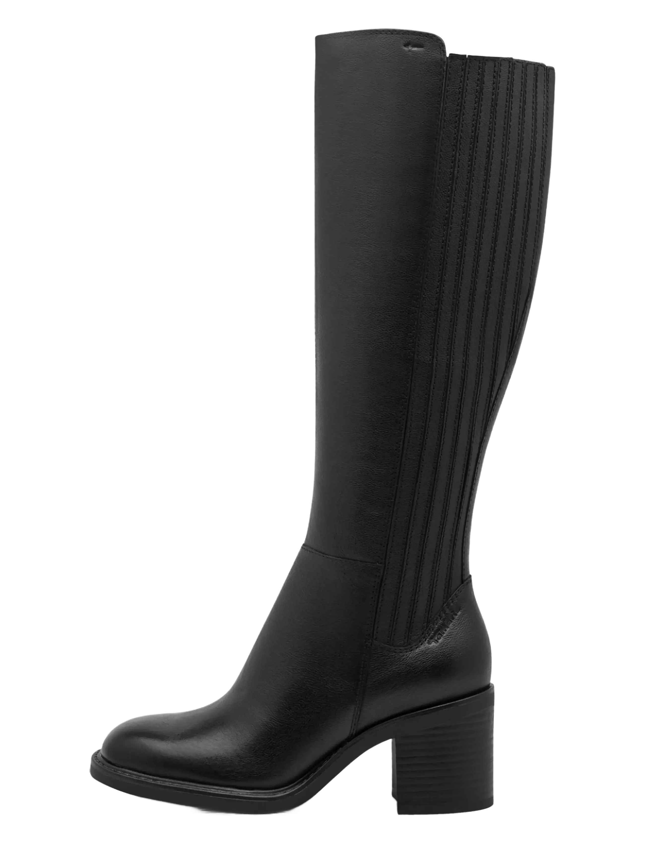 Tamaris - Women Boots - knähöga stövlar - black leather - 1