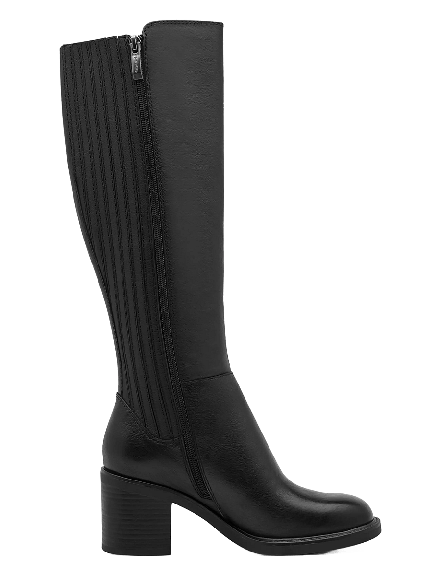 Tamaris - Women Boots - knähöga stövlar - black leather - 2