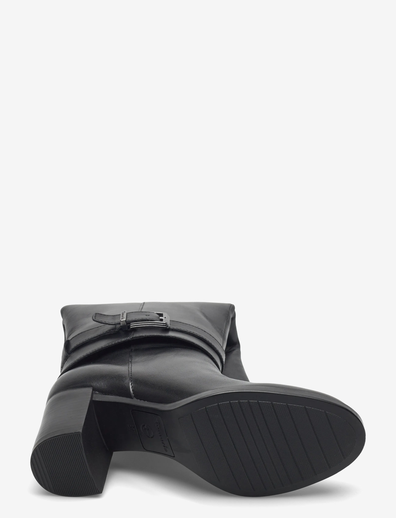 Tamaris - Women Boots - pitkävartiset saappaat - black leather - 4