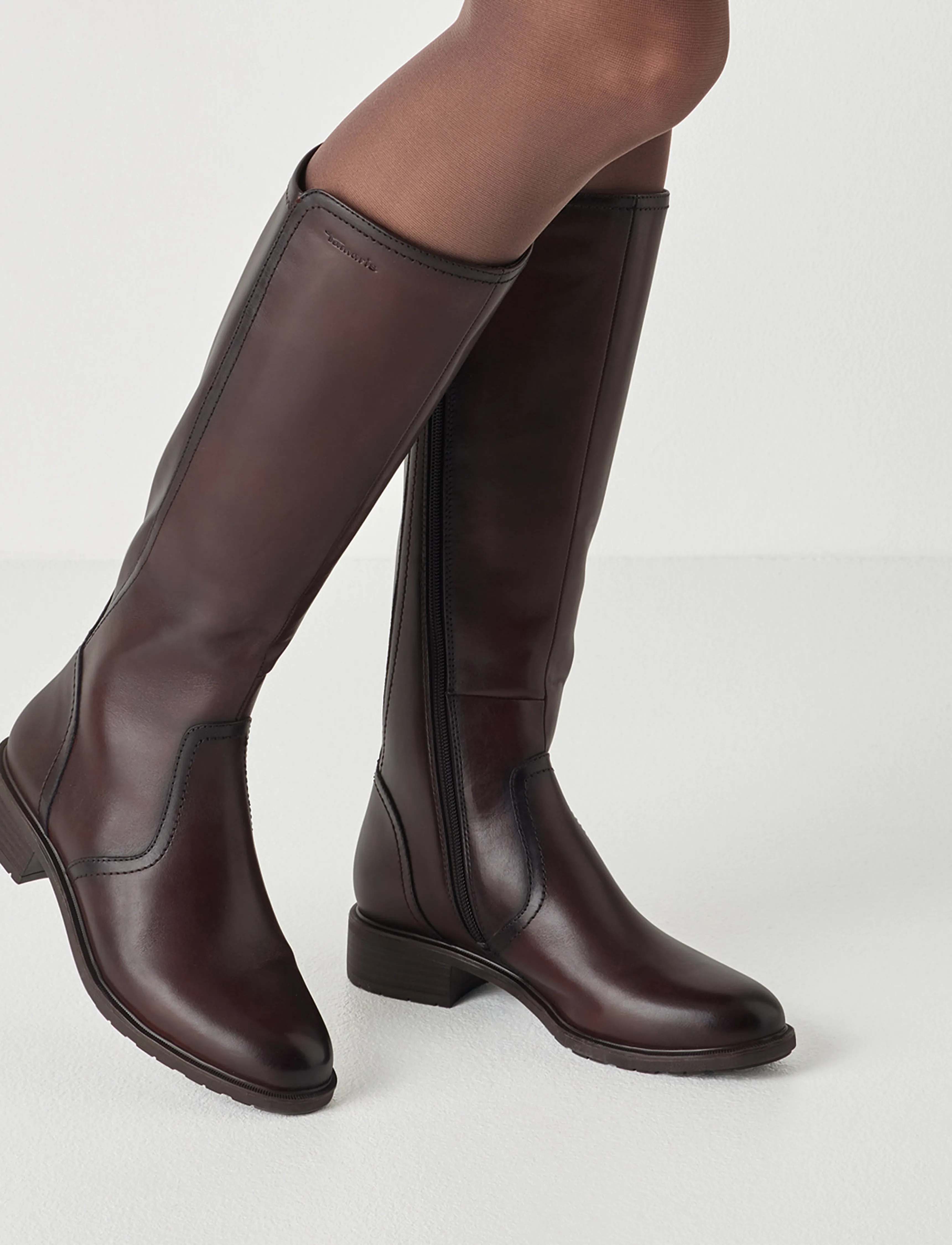 Tamaris - Women Boots - põlveni saapad - mahogany - 5
