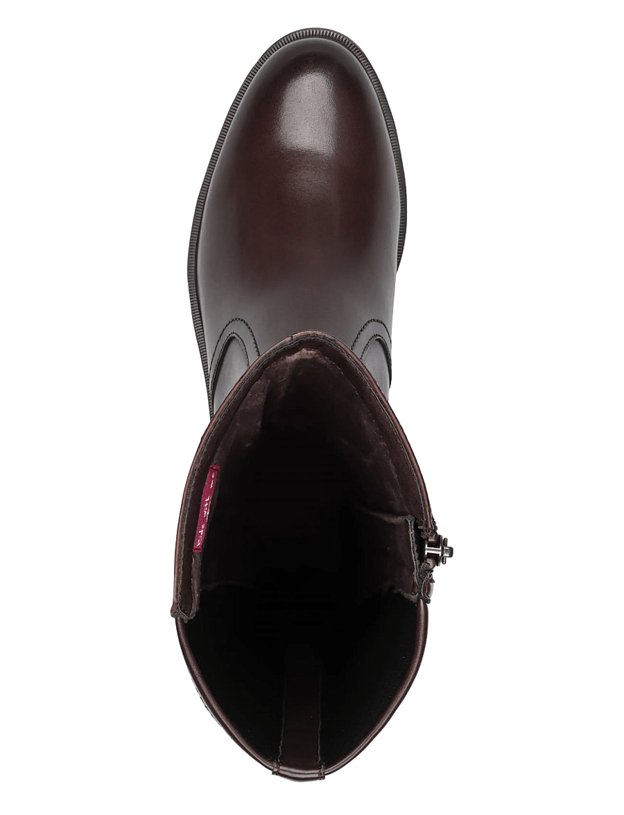 Tamaris - Women Boots - põlveni saapad - mahogany - 3