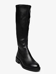 Tamaris - Women Boots - pitkävartiset saappaat - black matt - 0